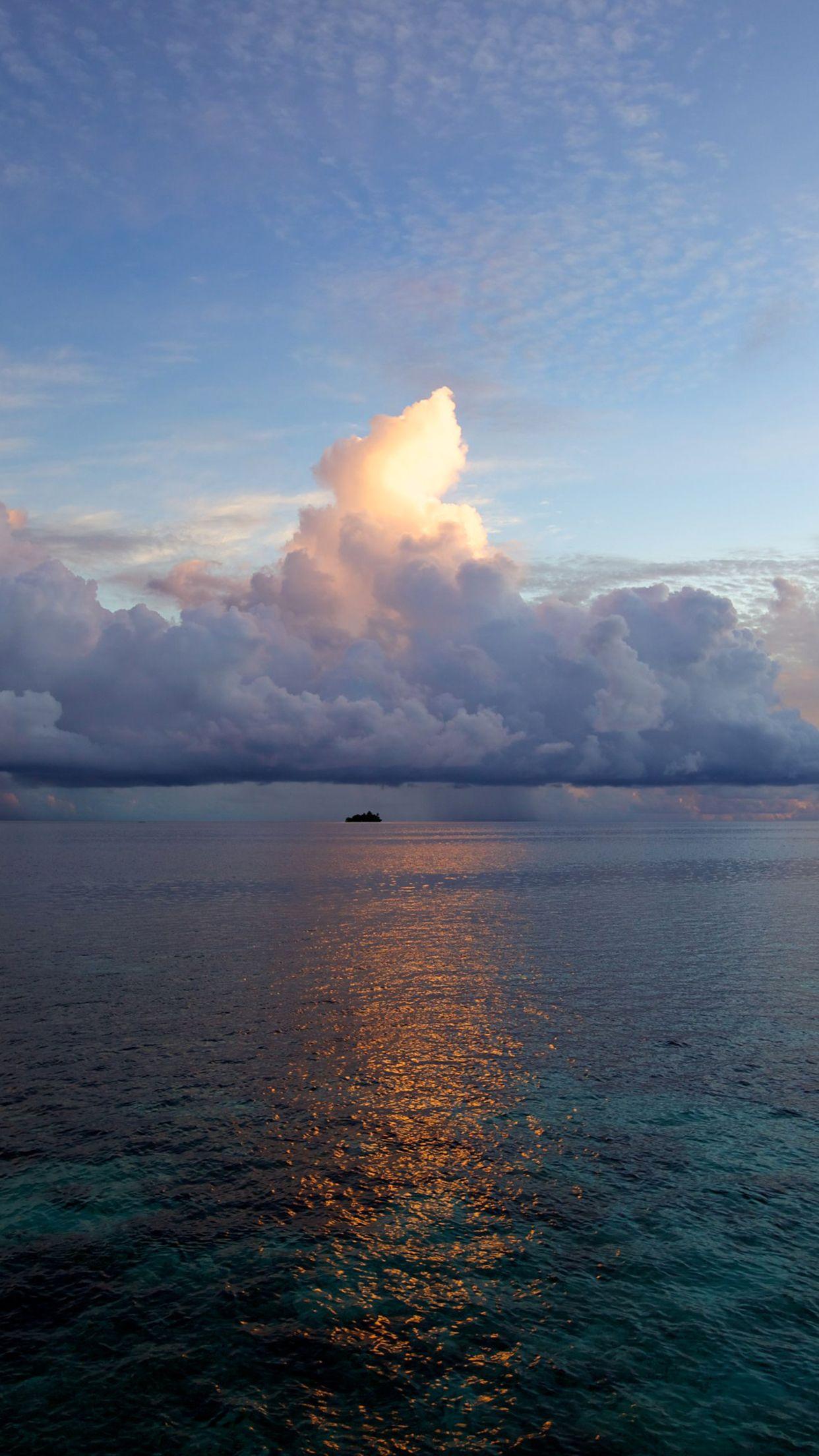 1242x2208 Maldives Sunset Wallpaper for iPhone Pro Max, X, 6