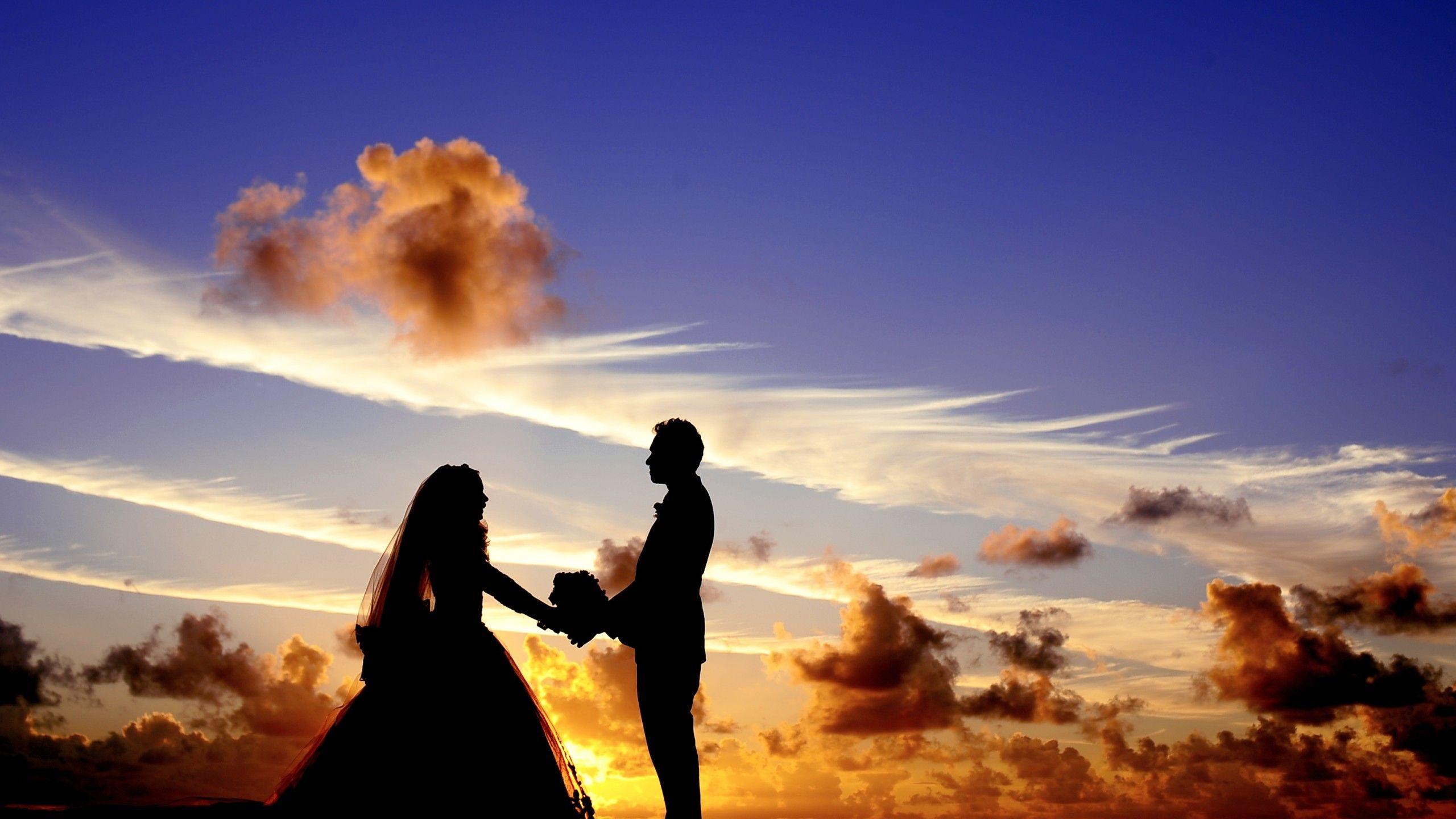 2560x1440 Maldives Sunset Married Couple 1440P Resolution HD 4k Wallpaper, Image, Background, Photo and Picture