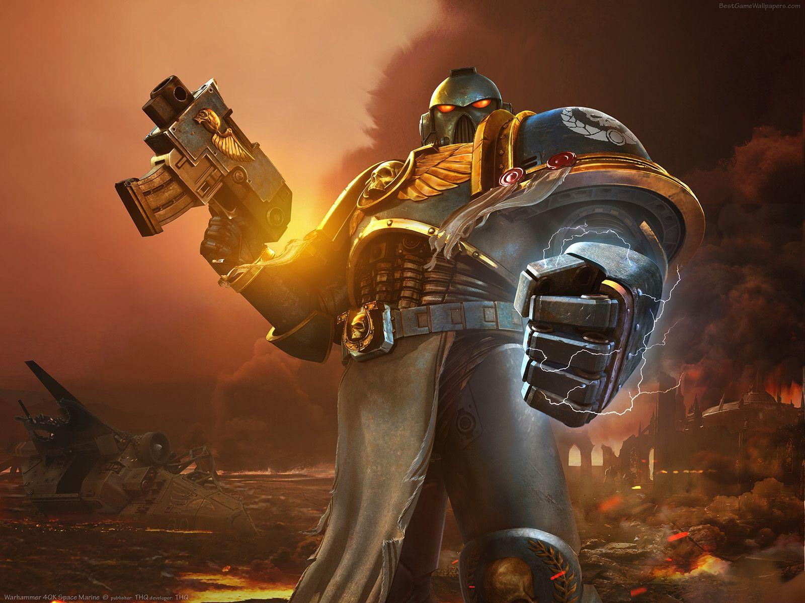 1600x1200 space marines. Dawn Of War Space Marines Wallpaper. Dawn Of War