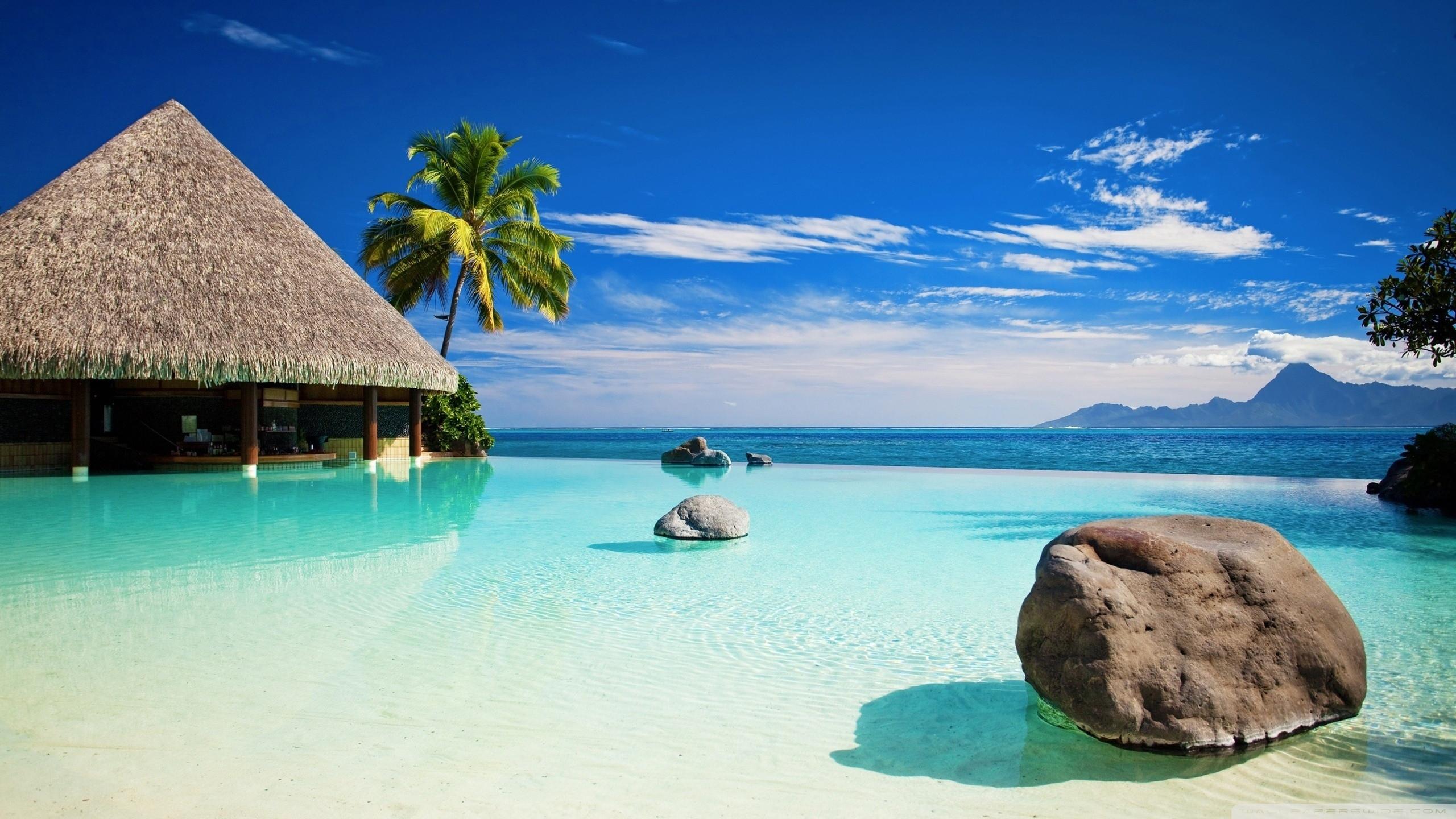 2560x1440 Maldives HD Wallpaper Desktop Background