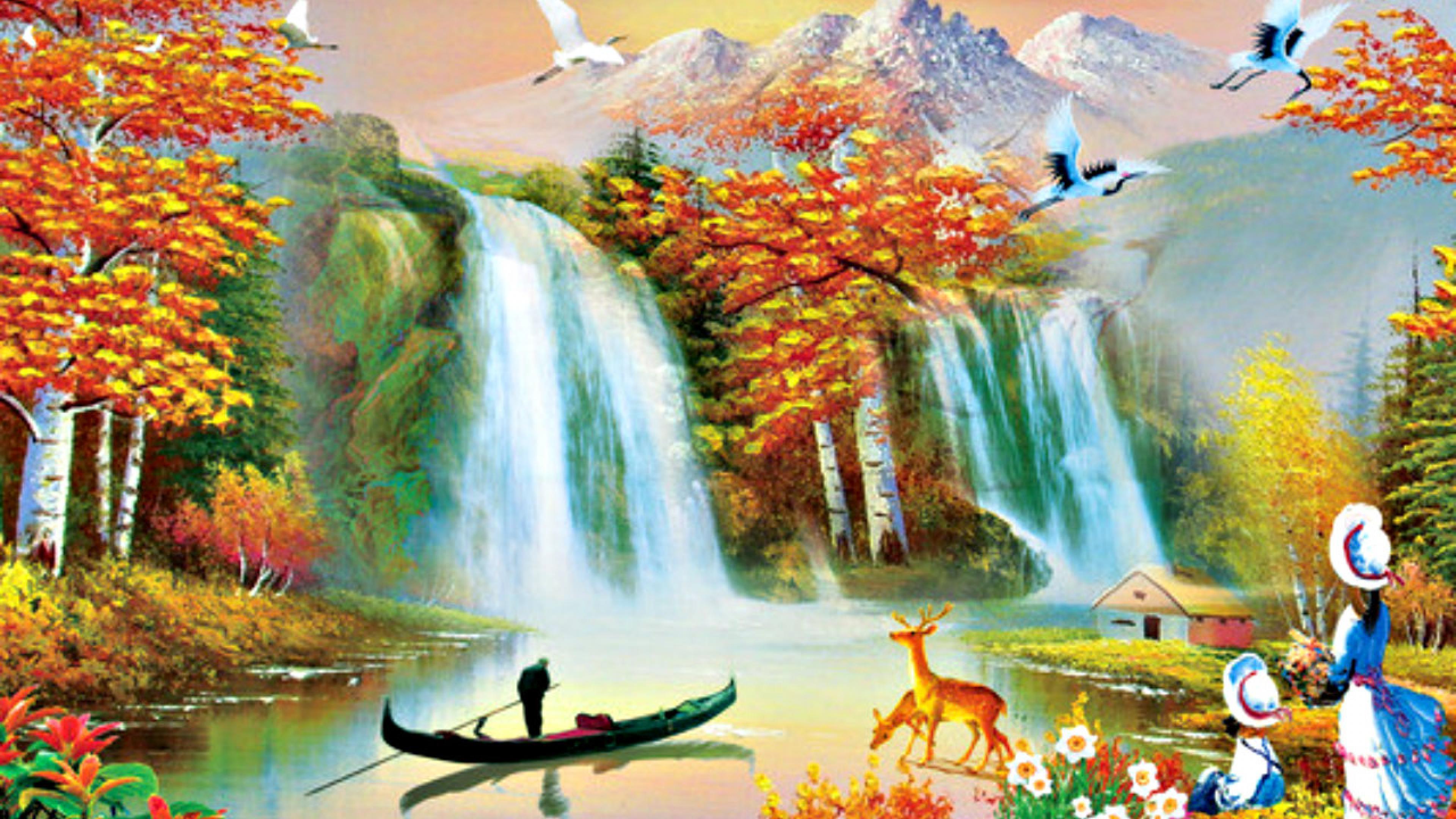 Beautiful Paintings HD Wallpapers - Top Free Beautiful Paintings HD  Backgrounds - WallpaperAccess