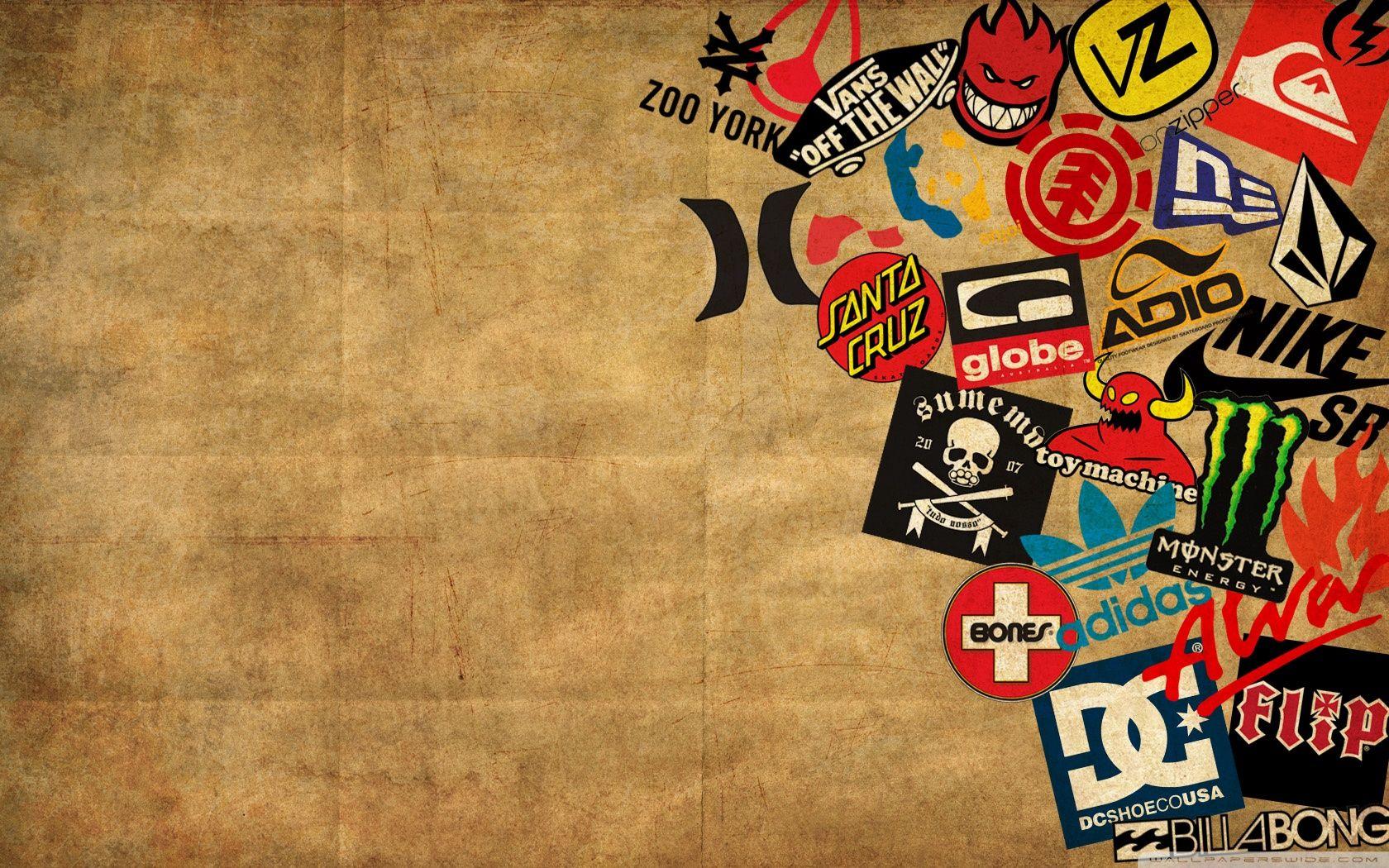 1680x1050 Skateboard Logos ❤ 4K HD Desktop Wallpaper for • Wide & Ultra