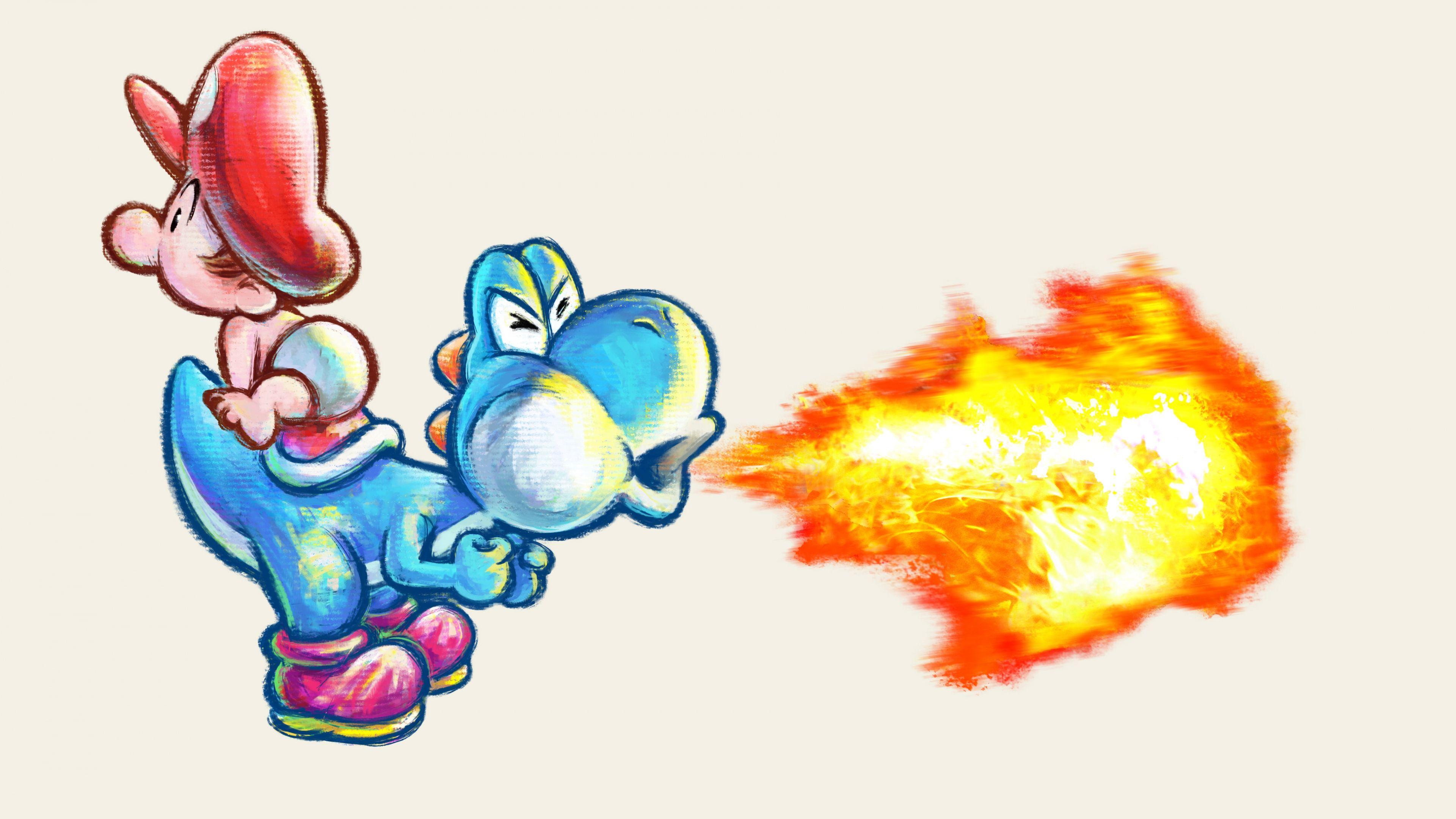 3840x2160 Super Mario World 2: Yoshi's Island 4k Ultra HD Wallpaper
