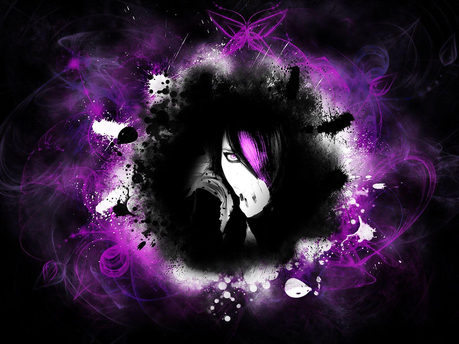 1600x1200 Two Tone EMO Style Teen Girl < Vector < Gallery < Desktop Wallpaper
