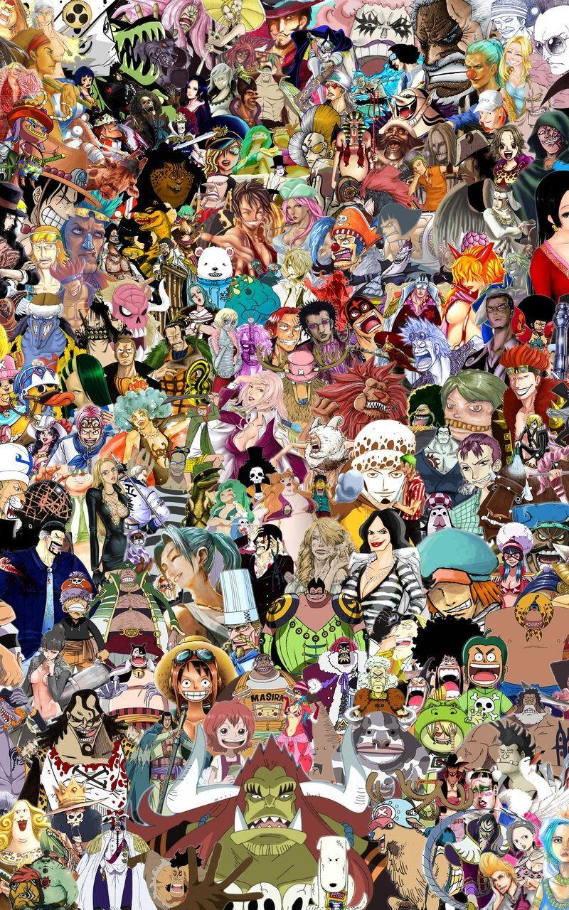 800x1280 Free download one piece character collage 3