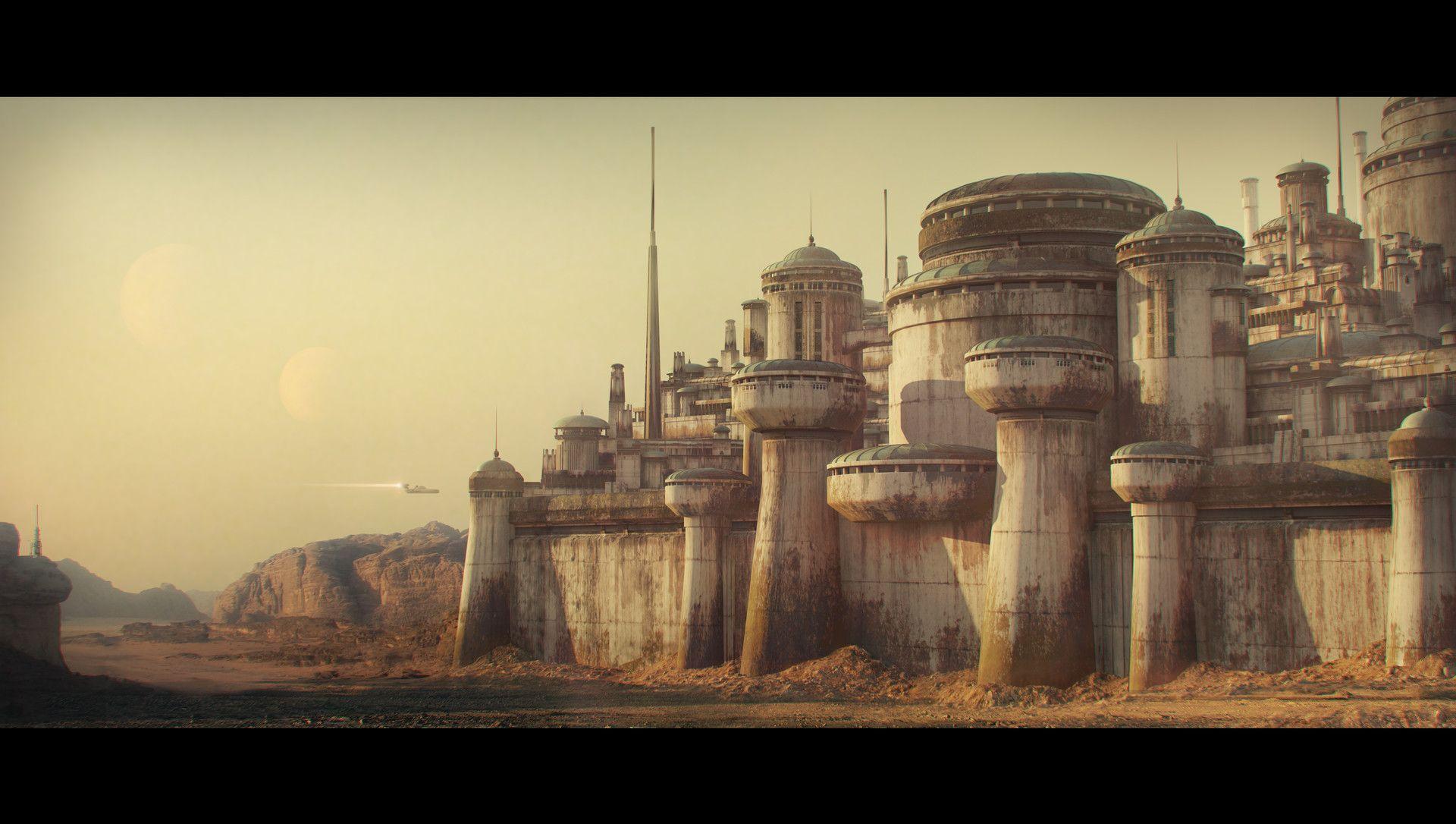 1920x1086 Star Wars, Desert, City Wallpaper HD / Desktop and Mobile Background