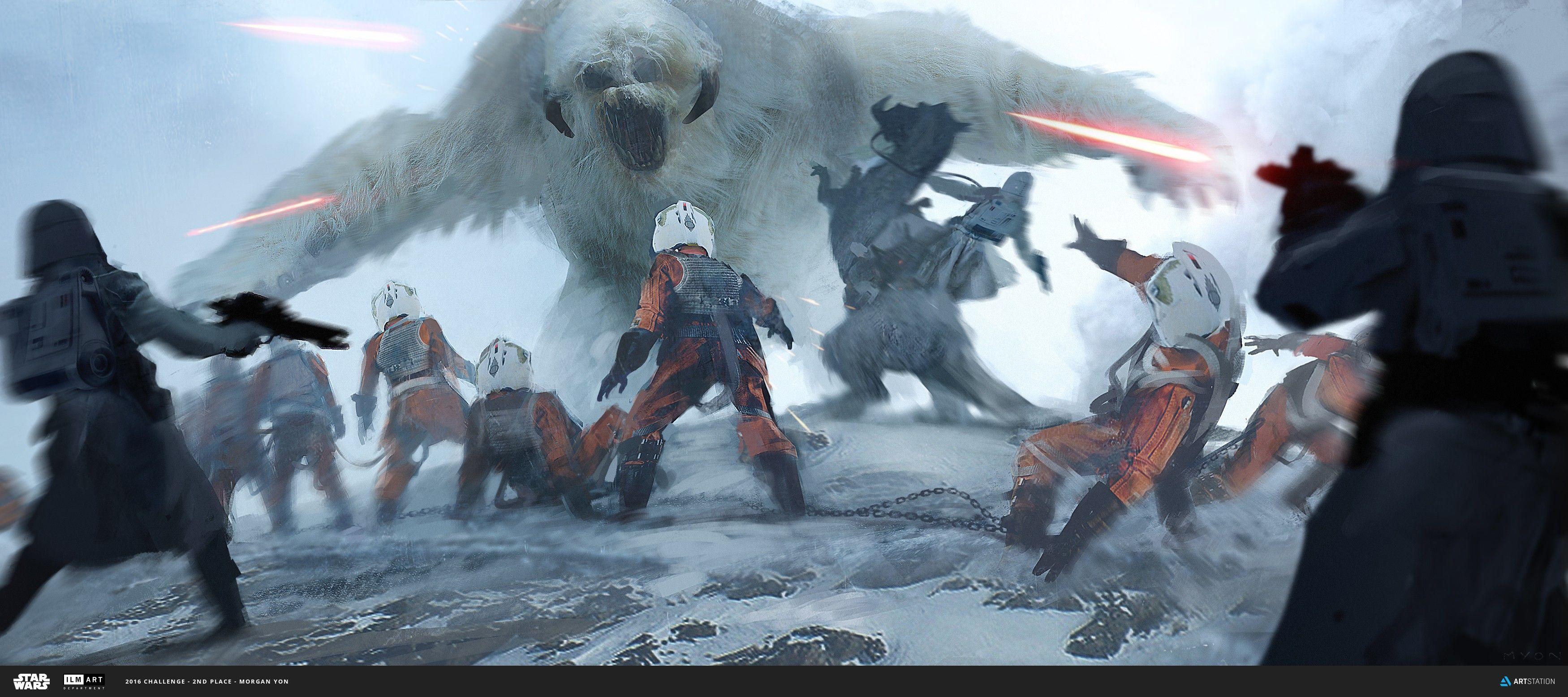 3500x1557 Star Wars, Rebel Alliance, Hoth, Battle of Hoth Wallpaper HD / Desktop and Mobile Background
