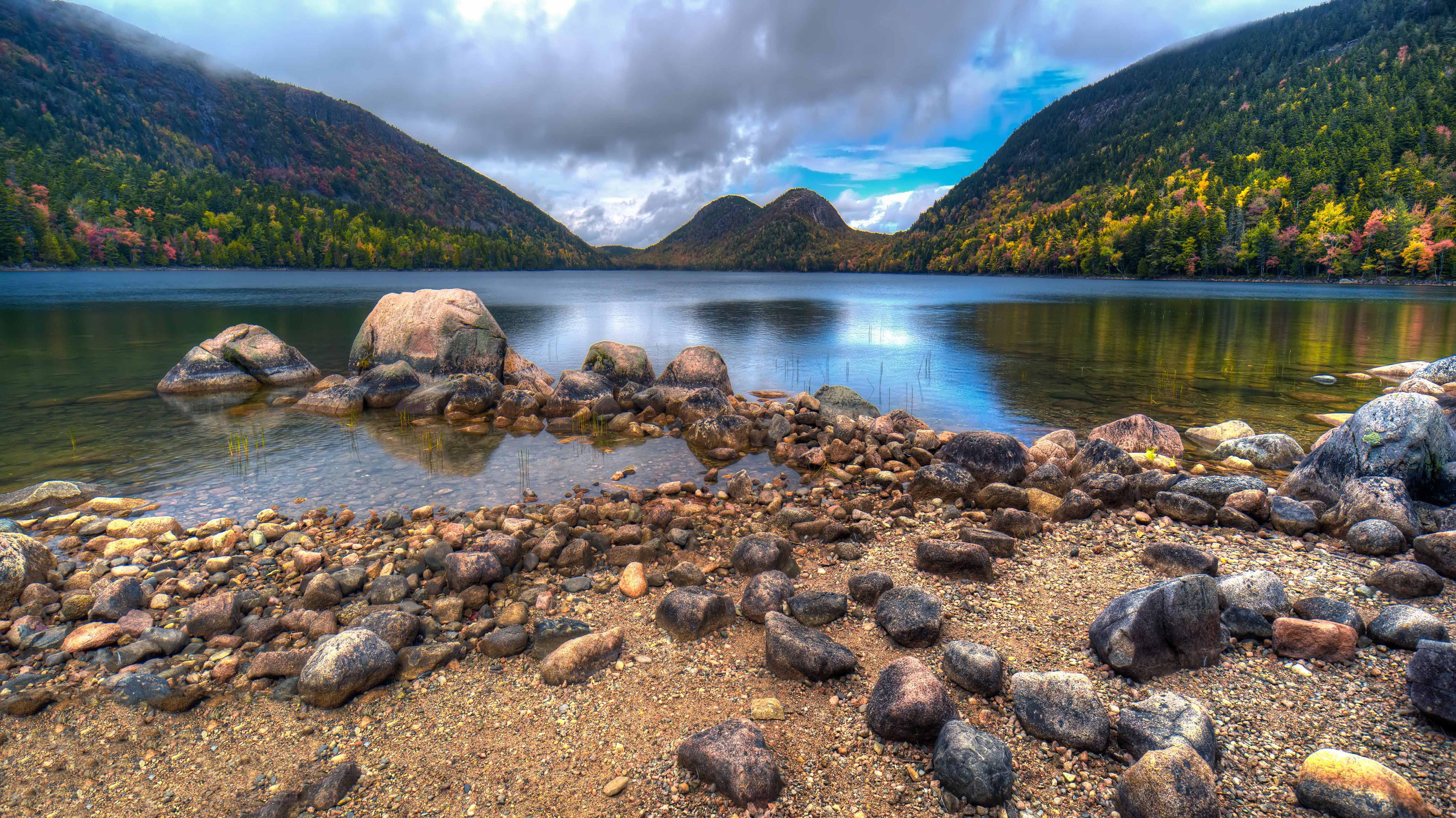 5200x2925 Jordan Pond And Acadia National Park Maine The Northeasternmost
