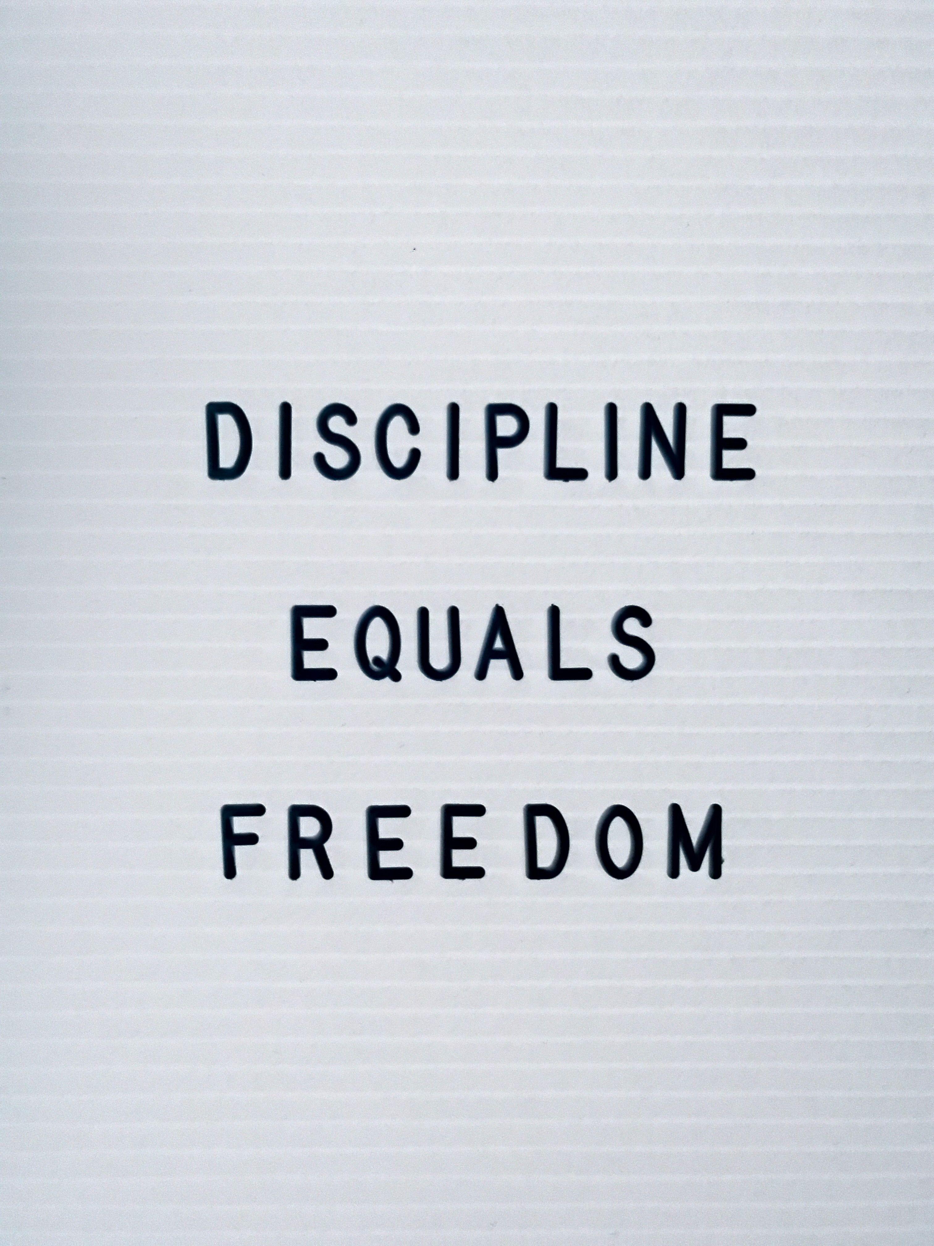 Discipline quote mobile wallpaper - VIVE CON STYLE