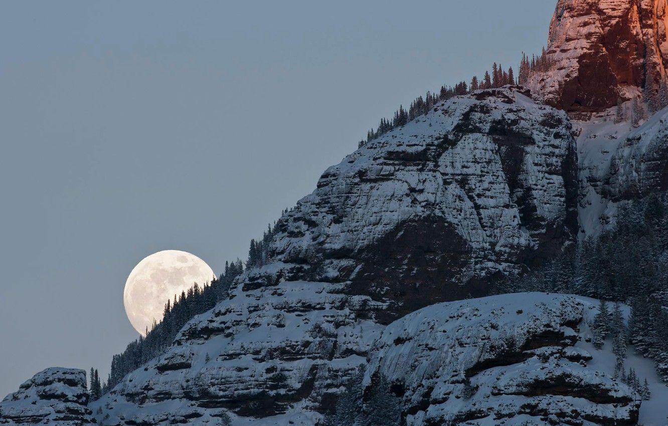 1332x850 Wallpaper mountains, rock, The moon, USA, Yellowstone national