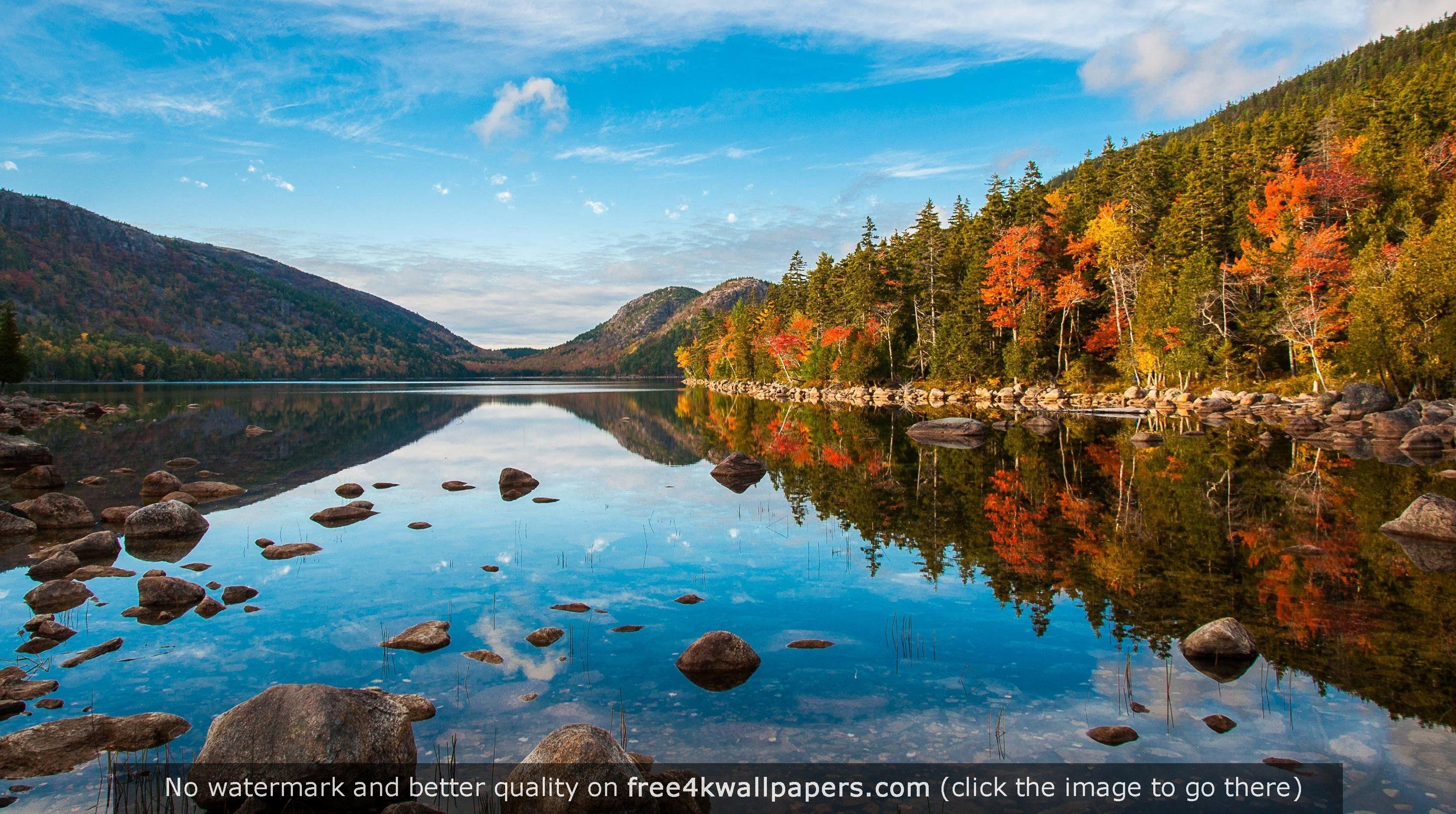 3410x1906 Jordan Pond wallpaper. National parks, Scenic lakes, Acadia
