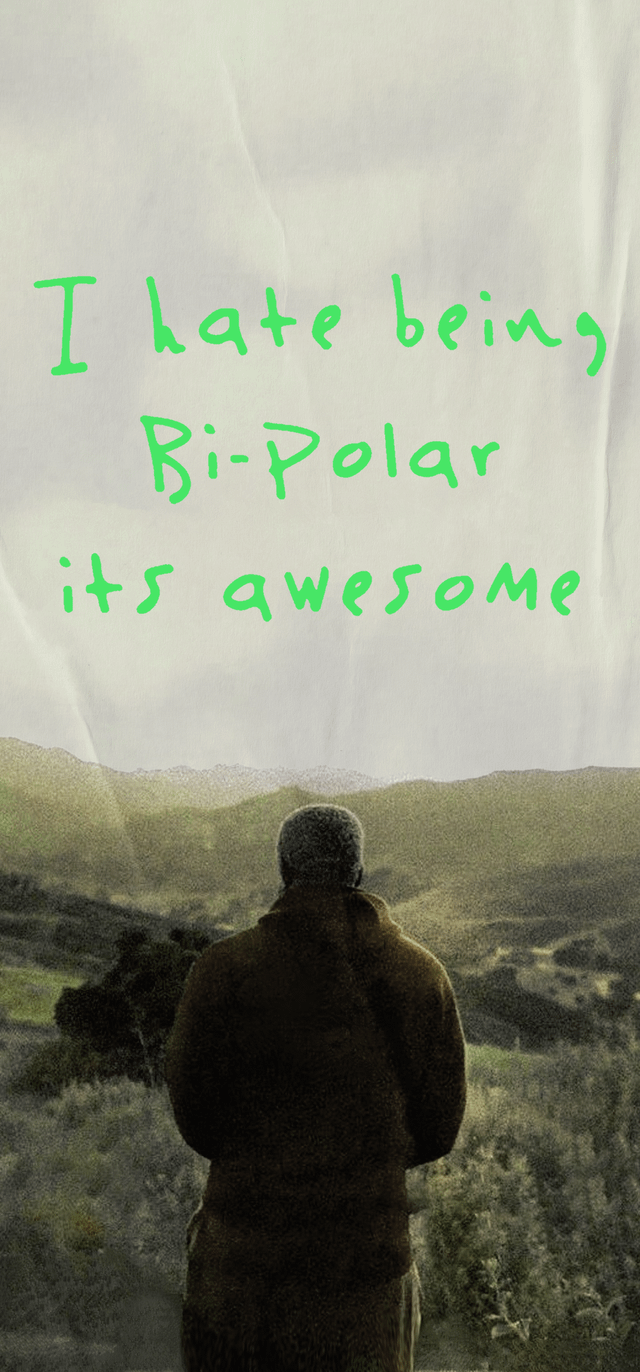 640x1372 I HATE BEING BI POLAR ITS AWESOME WALLPAPER