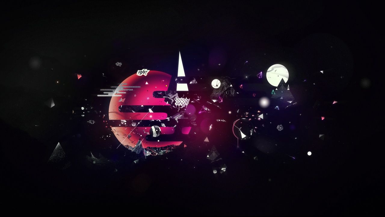 1280x720 Vector Shapes 4K UHD Wallpaper for UltraHD Desktop and TV : Widescreen and UltraWide Display : Smartphone and Tablet Devices