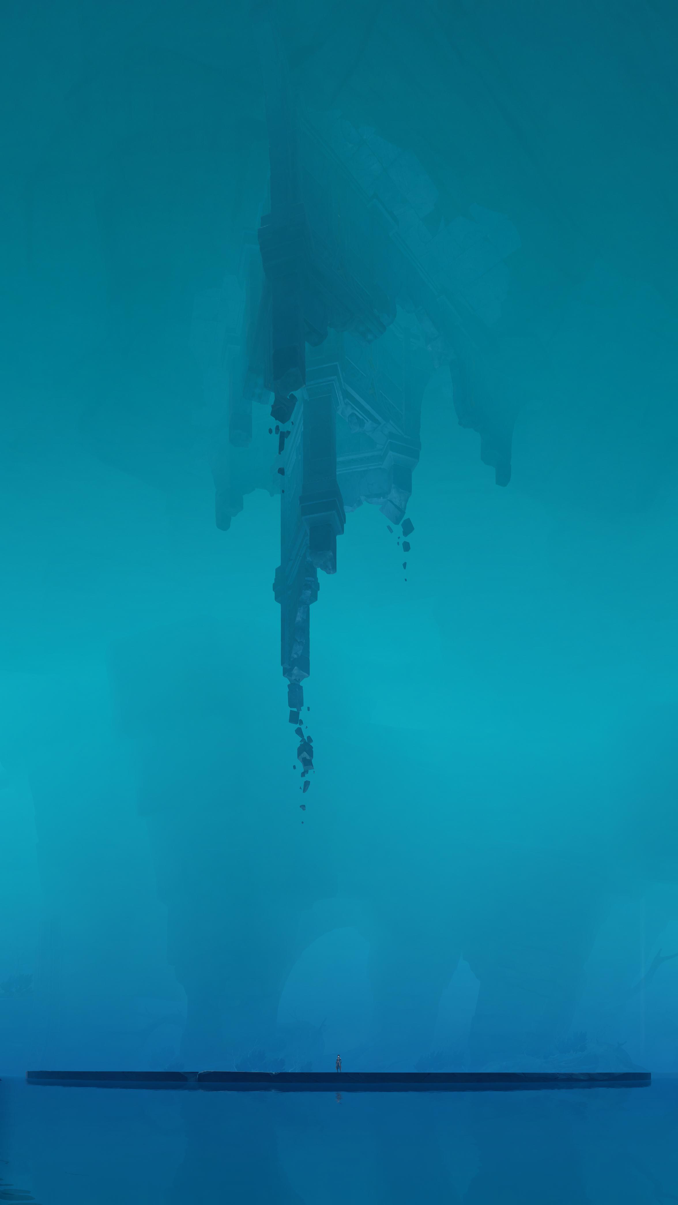 2352x4180 Made This Panorama Phone Wallpaper (Enkanomiya Screenshot Stitch) : R Genshin_Impact