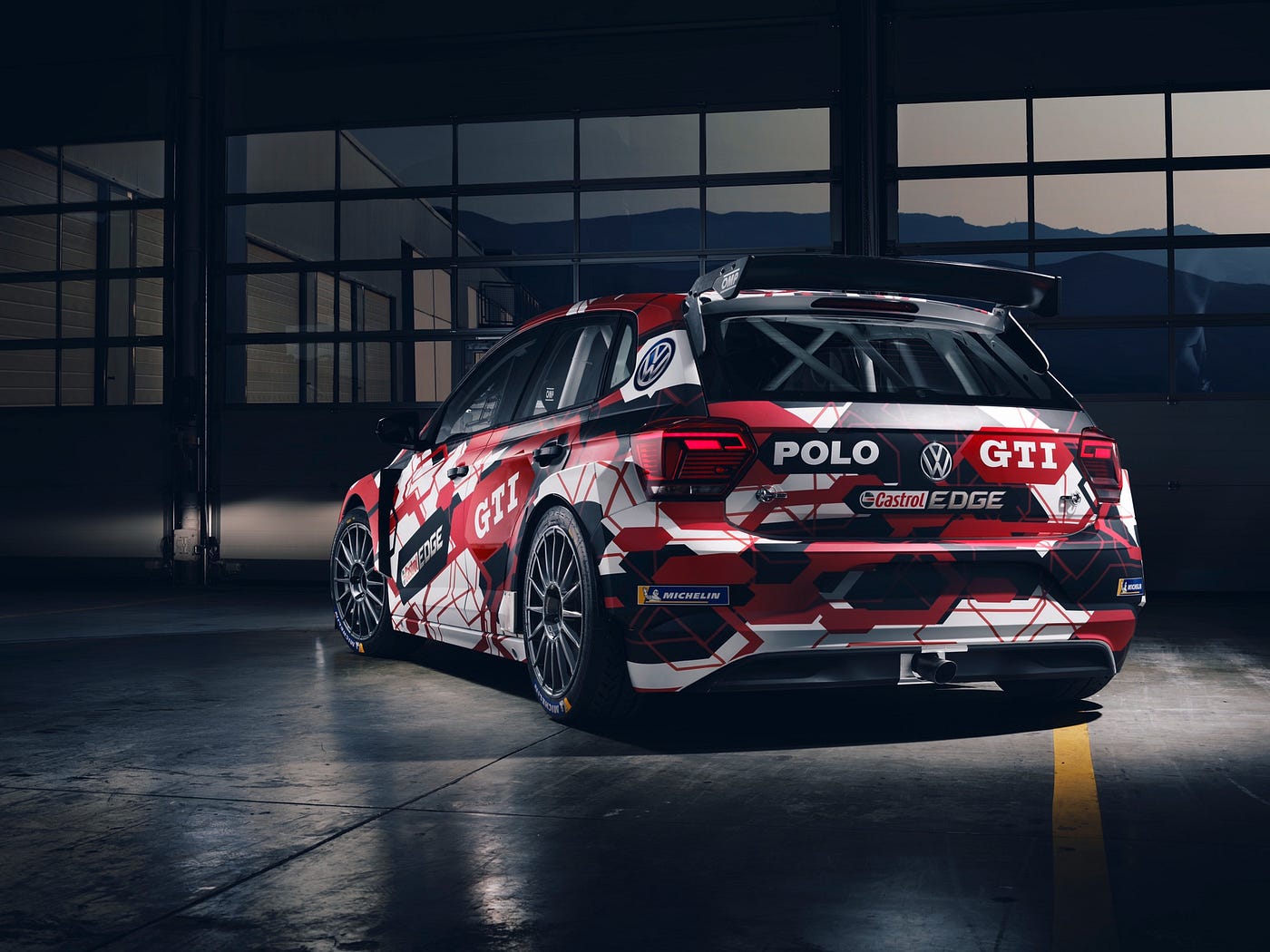 1400x1050 Volkswagen presents the Polo GTI R5 for rally customers.