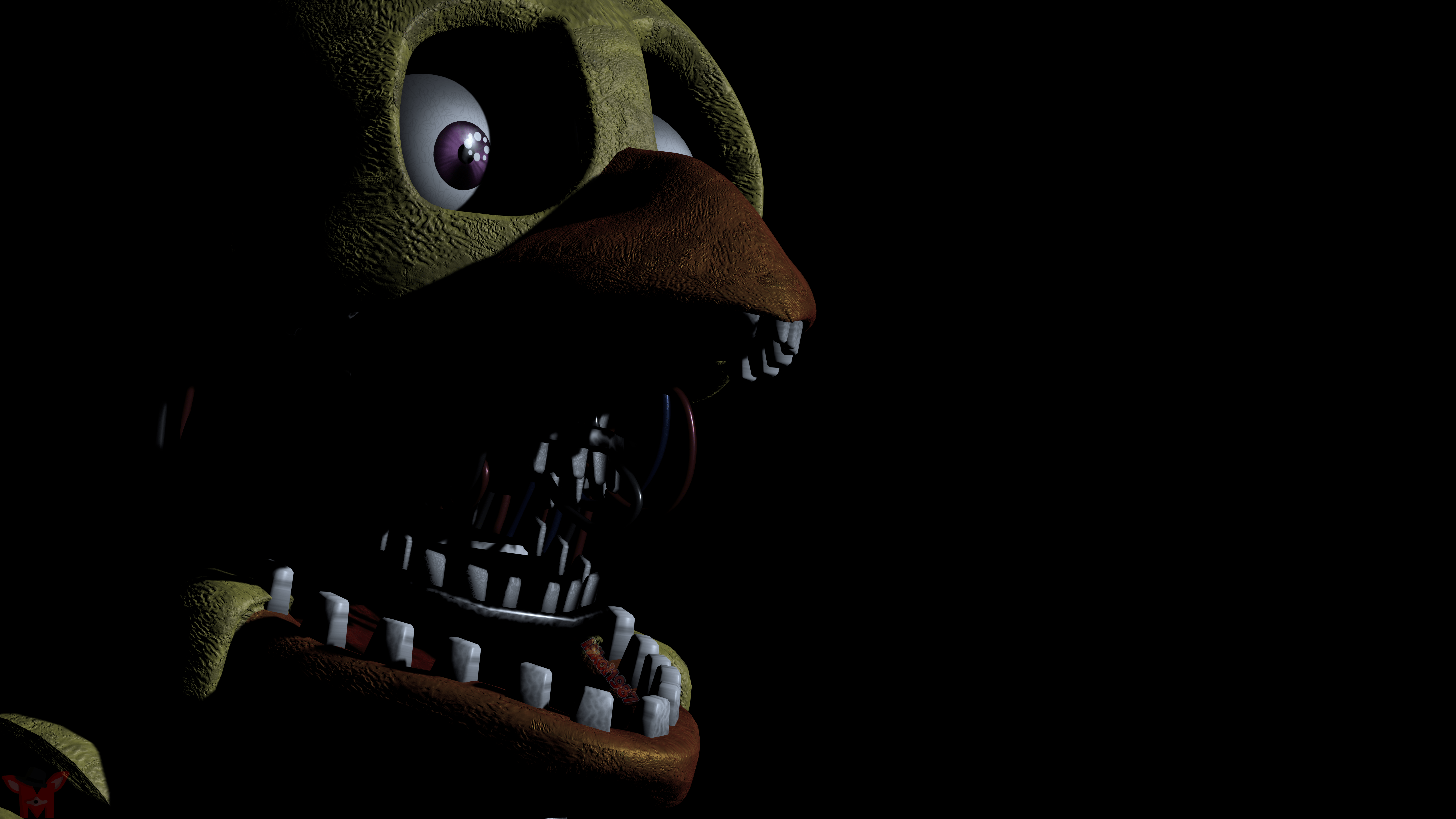 8000x4500 Withered Chica