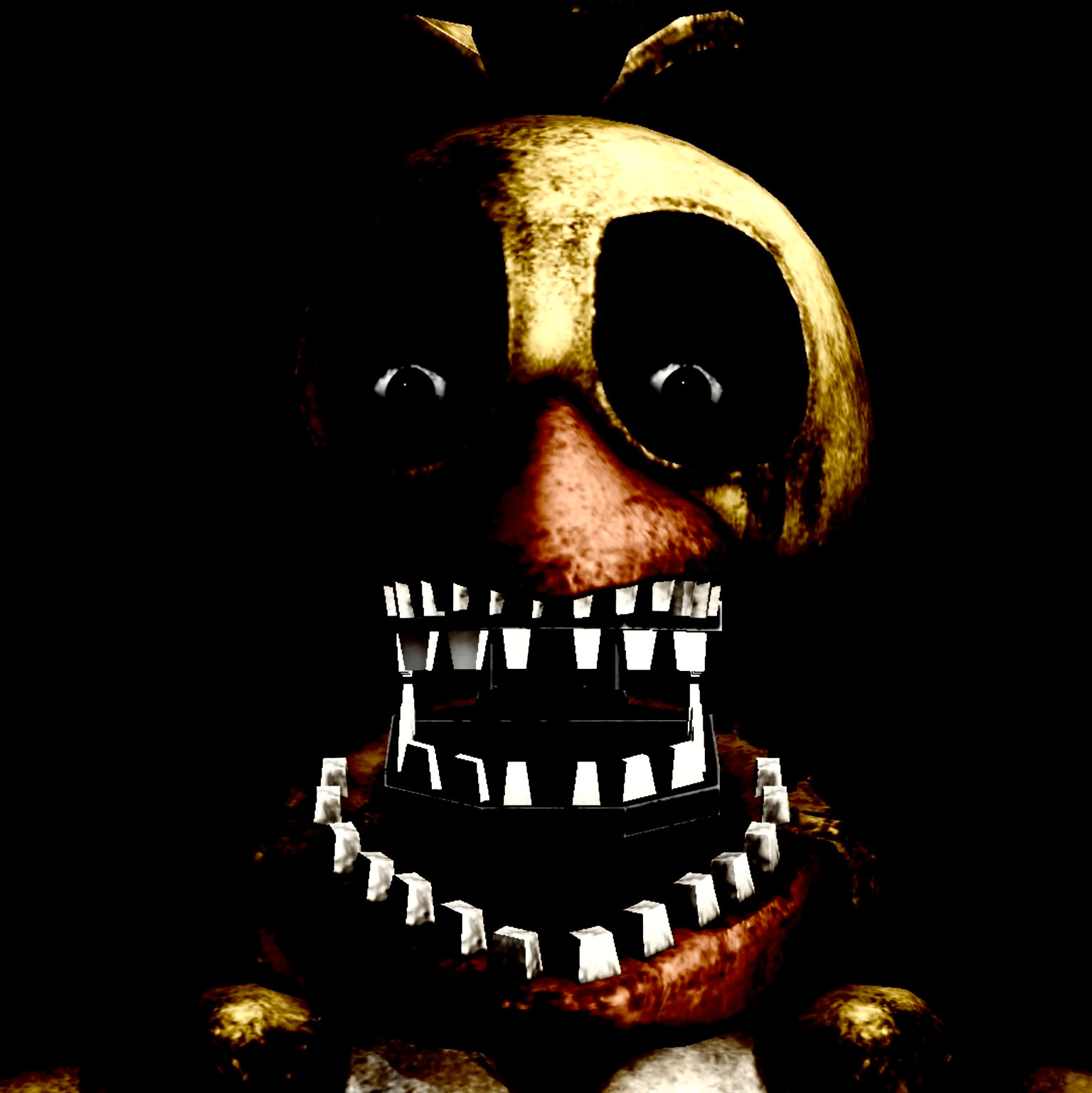 1535x1536 Withered Chica Model AI Voice Generator. Jammable AI Covers