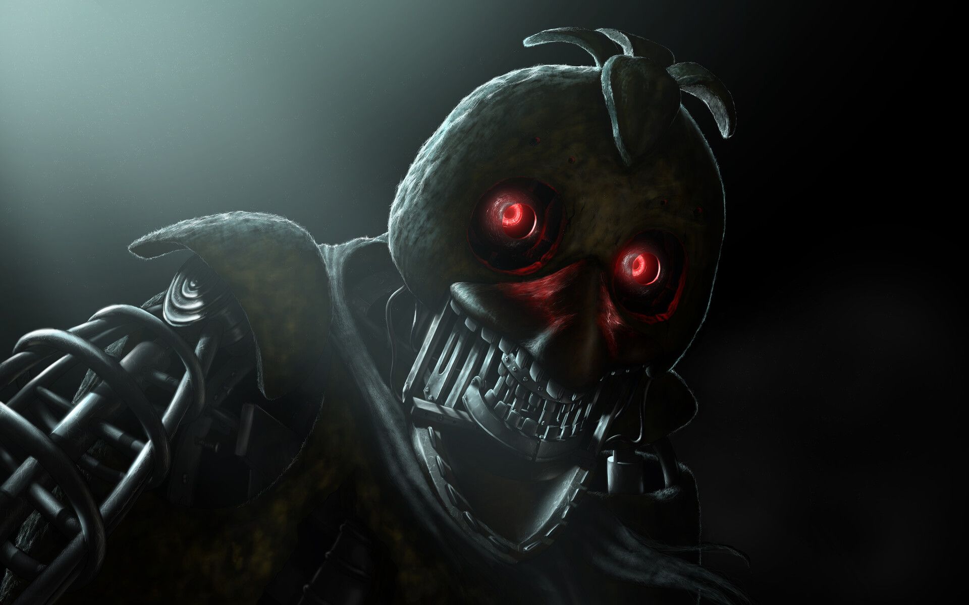 1920x1200 Adél Tóth withered animatronic