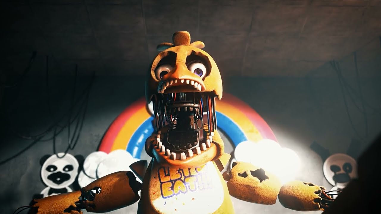 1280x720 Withered Chica FNAF Extra Voice Lines Animated