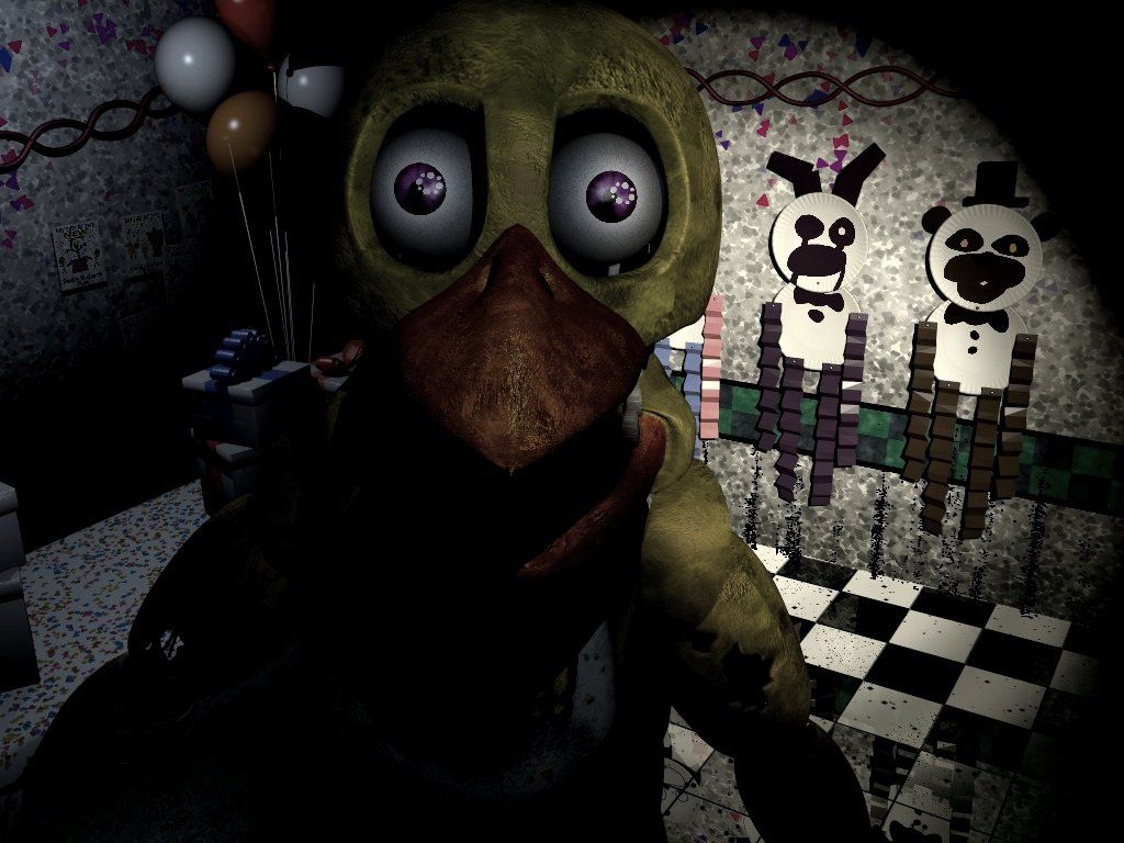 1024x768 When ppl talk about withered chica being creepy n shit why do they never mention this render? It's so weird looking Especially during gameplay