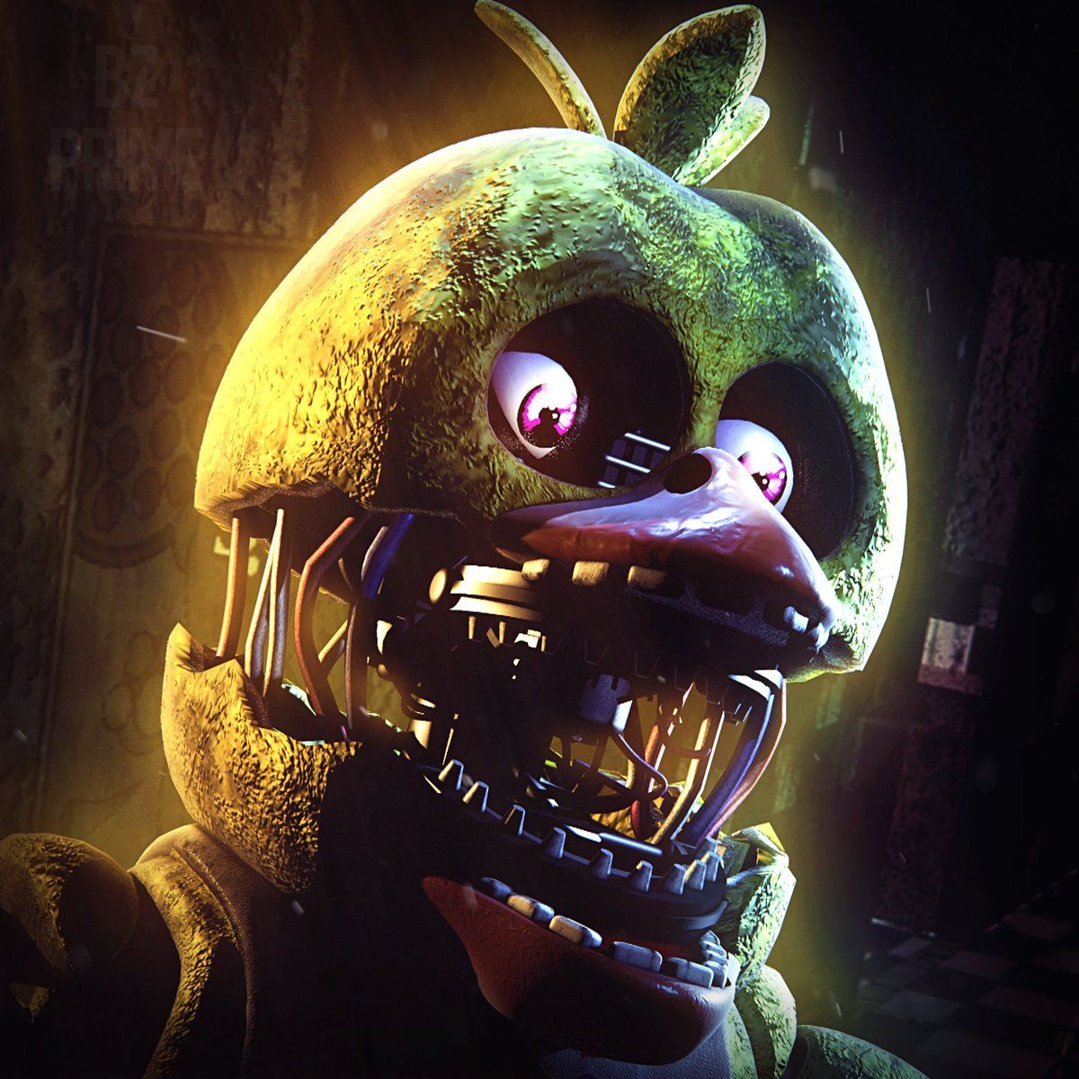 1200x1200 C4D FNaF 1 Withereds Icon ⭐ Made In Cinema4D R19 #FNAFMovie #FNAFMovie2 # Freddy #FNAF