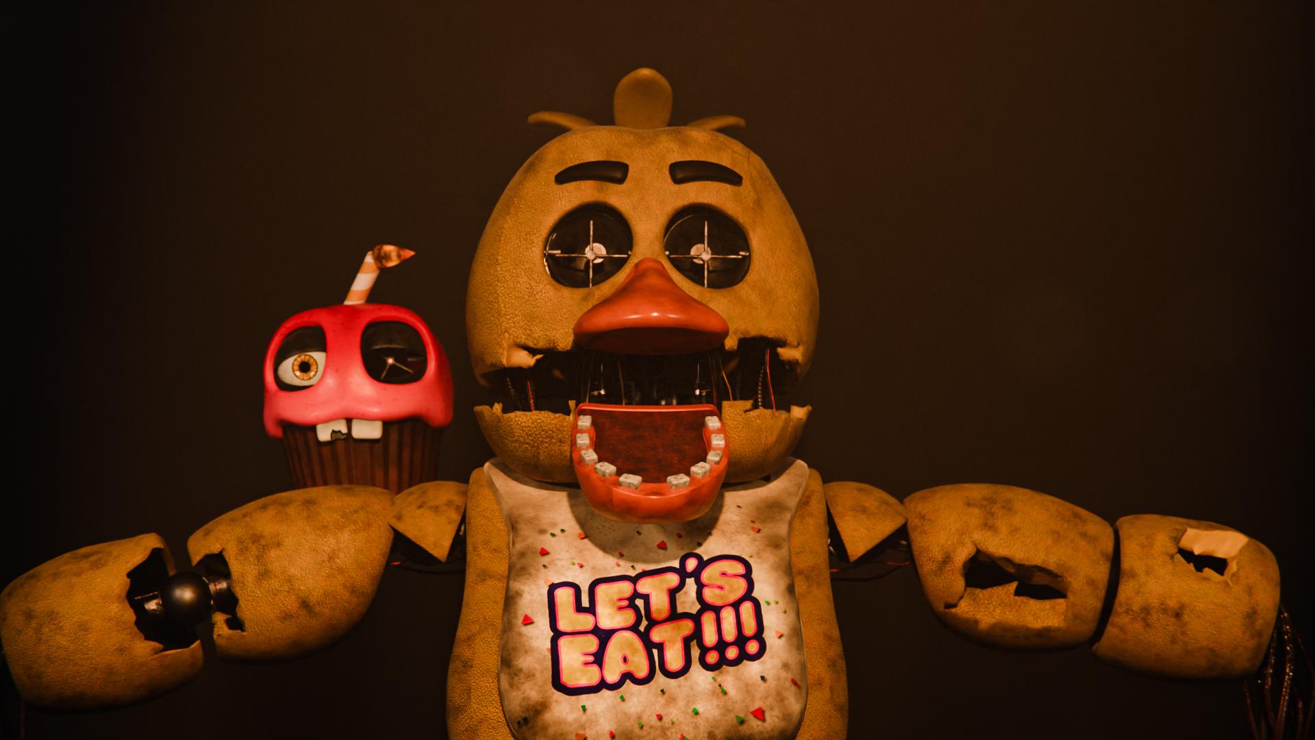1920x1080 FNaF Movie Withered Chica