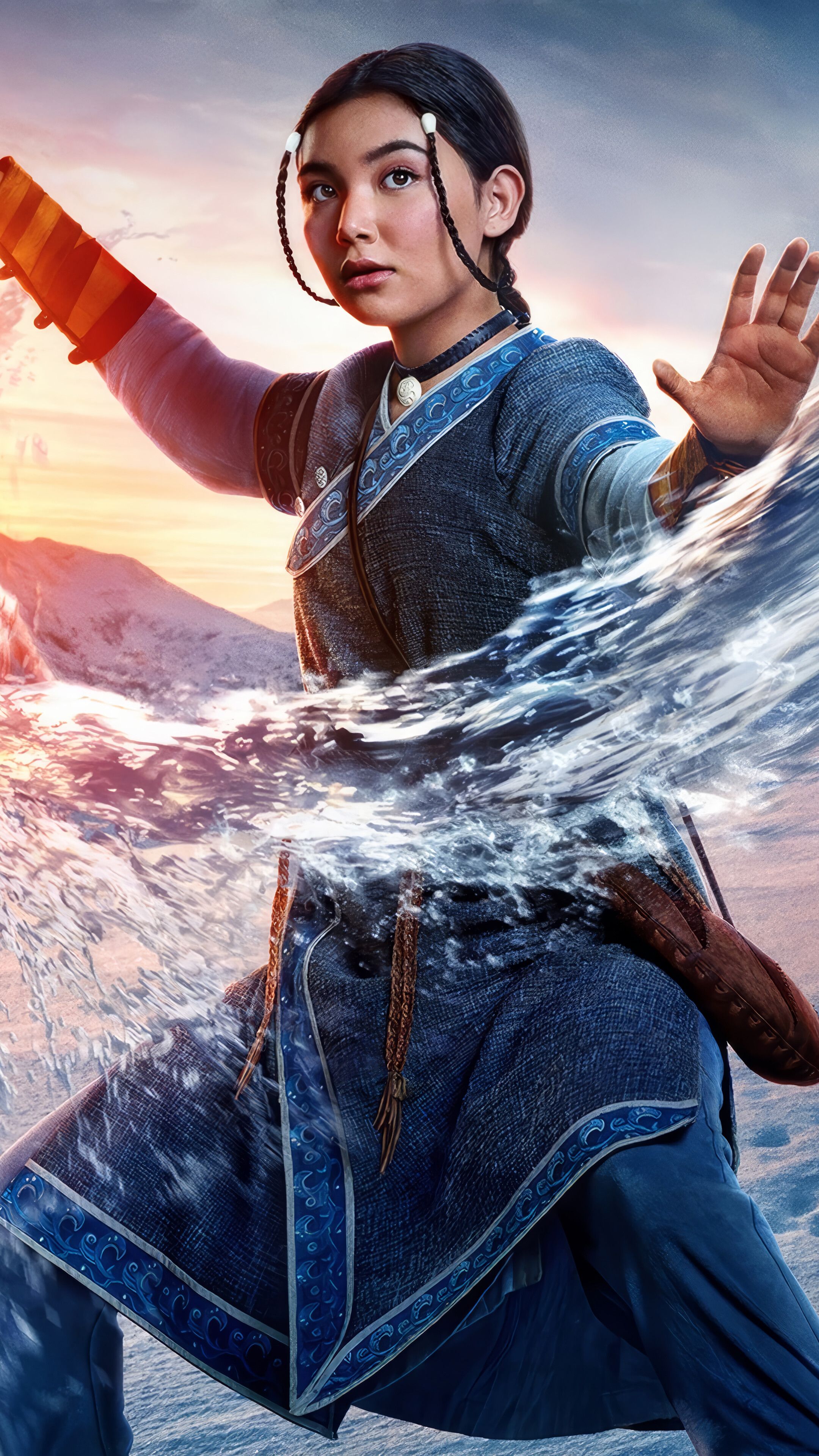 2160x3840 Katara Avatar: The Last Airbender Netflix 4K Wallpaper iPhone HD Phone o