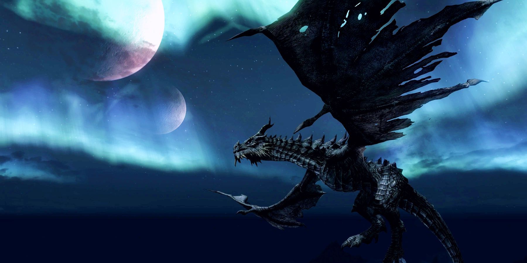 1800x900 Skyrim: Paarthurnax Used to Be on Alduin's Side