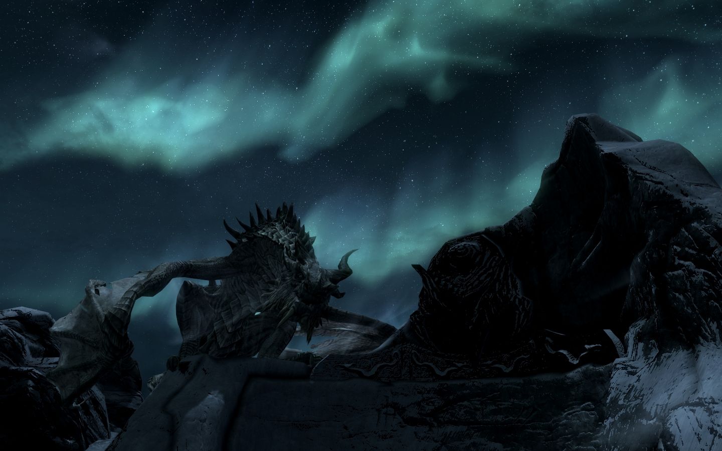 1440x900 Paarthurnax at Night 5 image