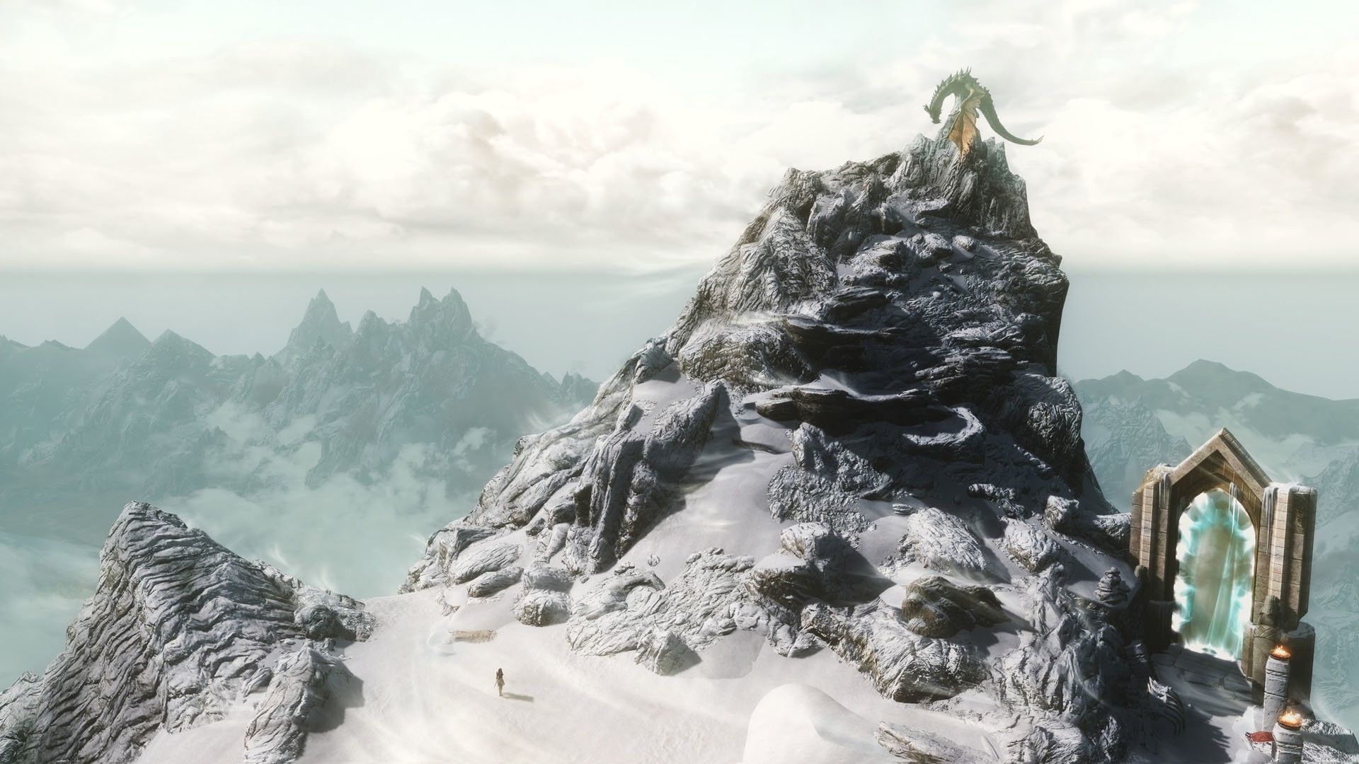 1920x1080 Paarthurnax, The Elder Scrolls V: Skyrim, Dragon, Dovahkiin Wallpaper HD / Desktop and Mobile Background