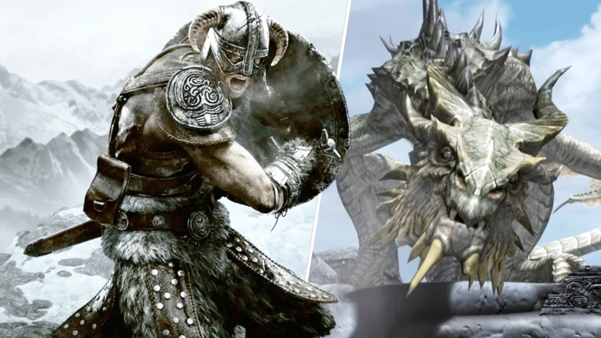 1196x673 Skyrim player finds happy alternate ending for Paarthurnax, no mods needed