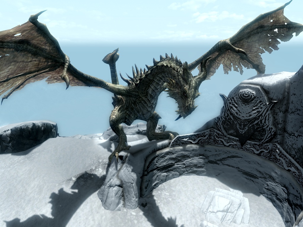 1024x768 Skyrim:The Throat of the World Wiki Unofficial Elder Scrolls Pages