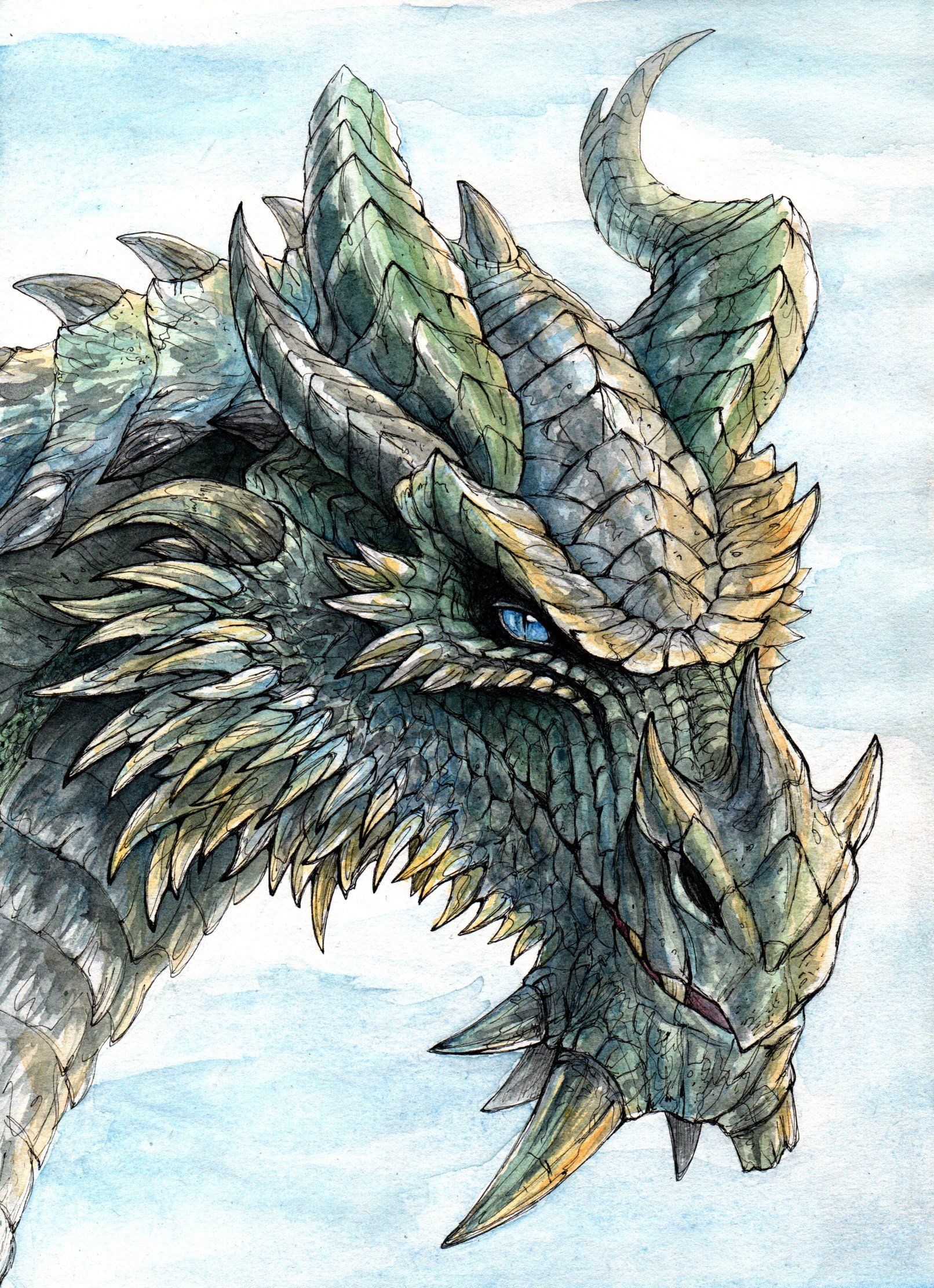 1612x2223 Paarthurnax tattoo ideas. skyrim, skyrim art, elder scrolls v skyrim