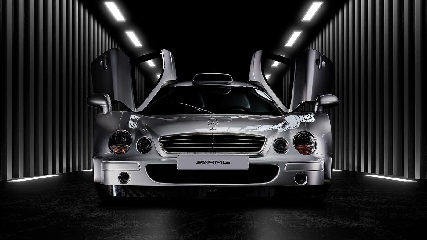1400x788 Mercedes CLK GTR (3). Image - Behance