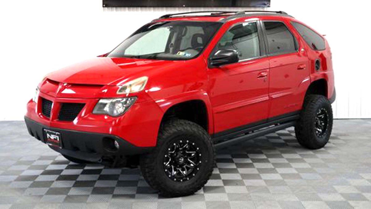 1200x675 Lifted Pontiac Aztek With Mud Tires, AWD Is Probably Better On Road