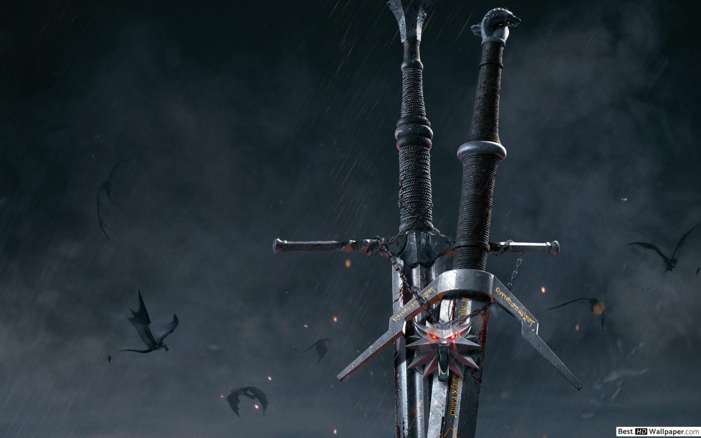 1440x900 Witcher 3 Logo Wallpaper 1080p « Firefox Wallpaper « Free