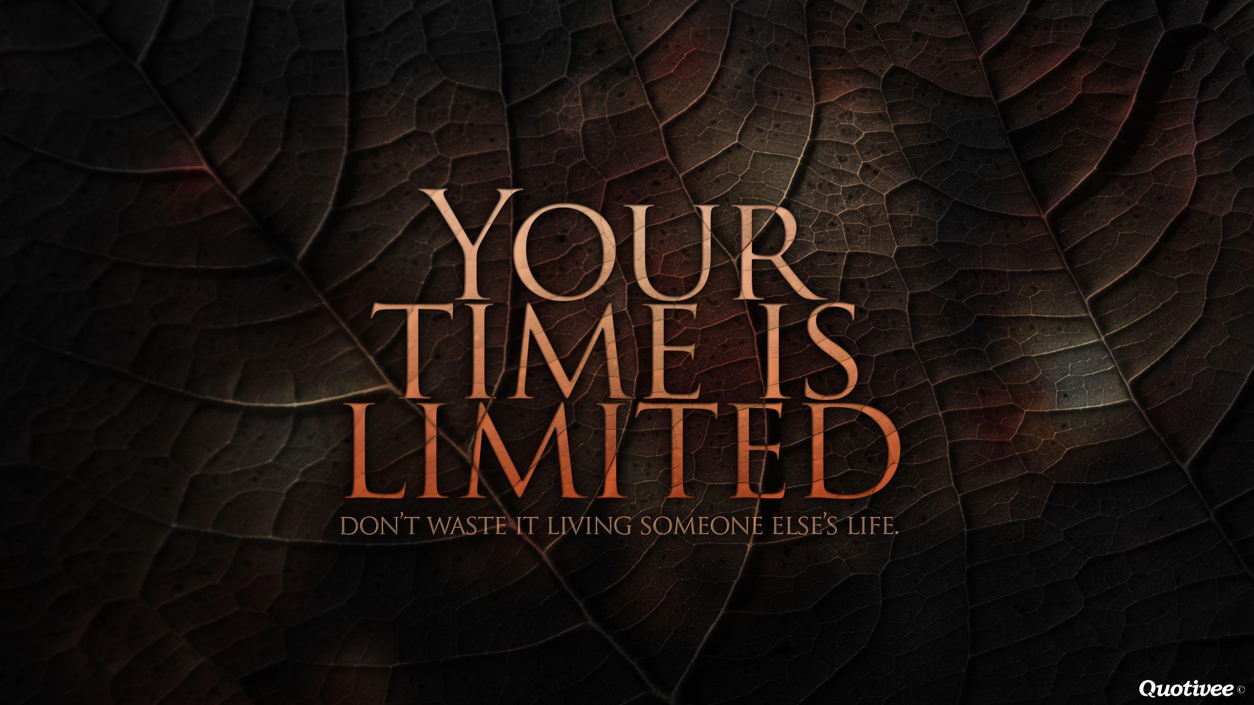 2560x1440 Your Time Is Limited