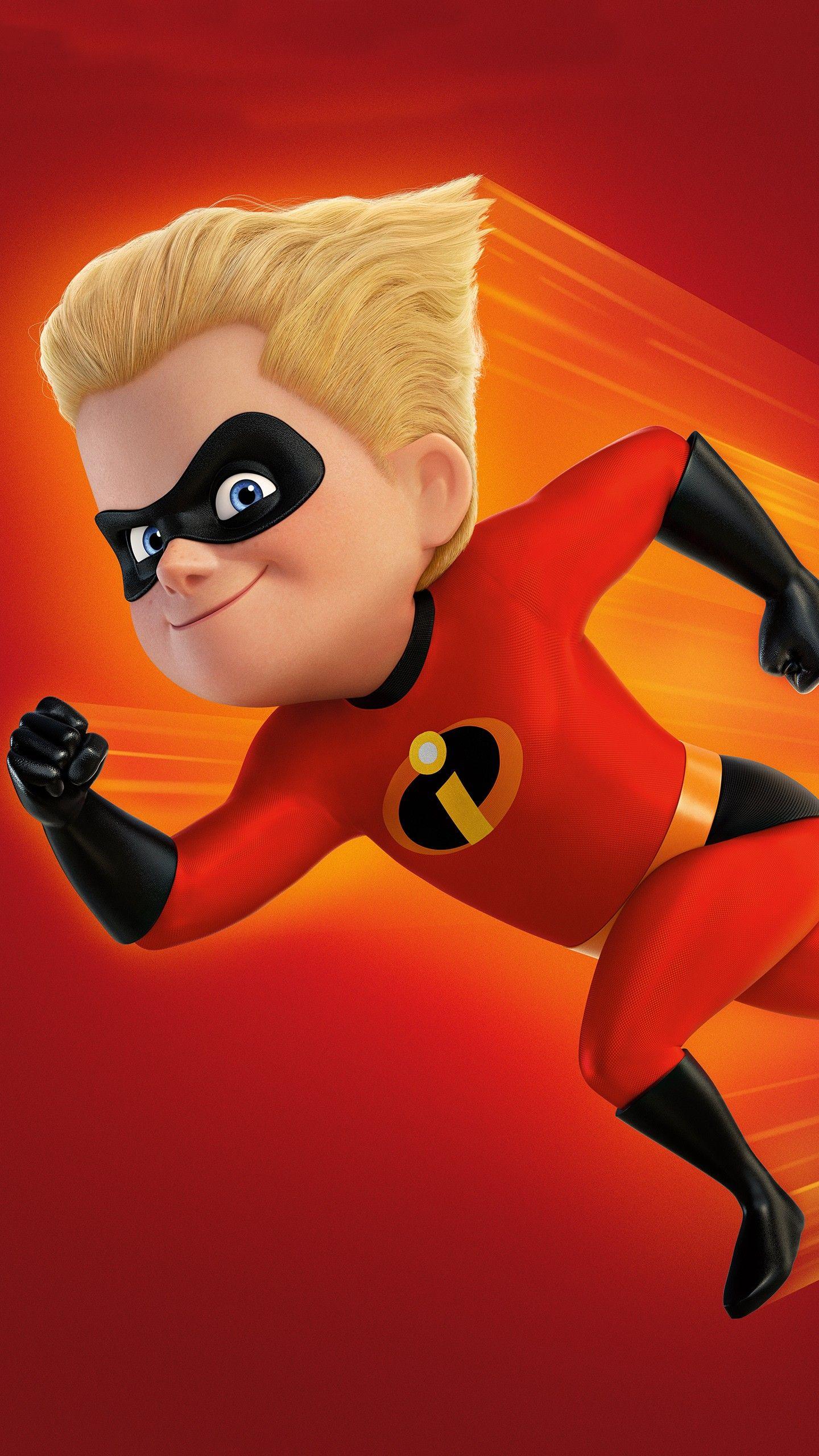 1440x2560 Dash Parr in Incredibles 2 5K Wallpaper