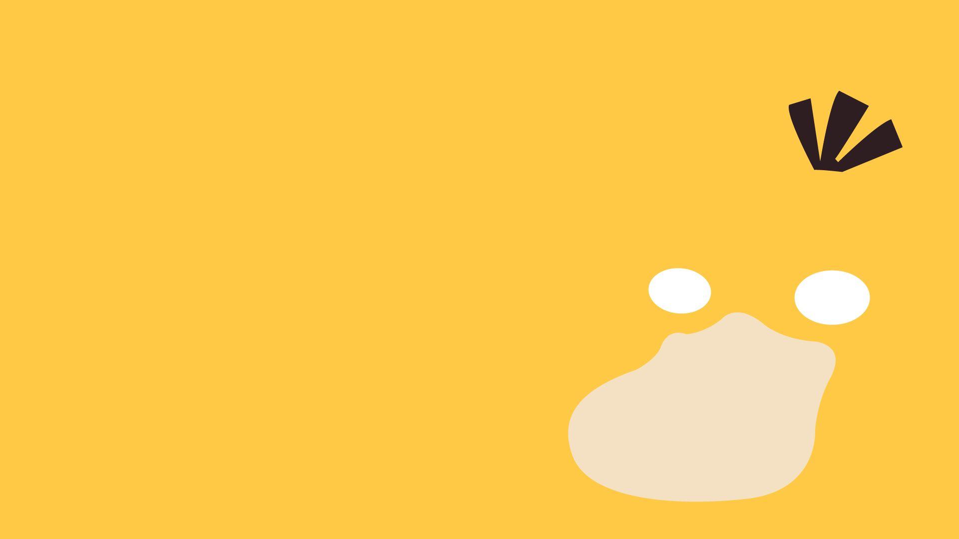 1920x1080 Psyduck! Vector illustrations of the first 493 Pokemon. All of 'em