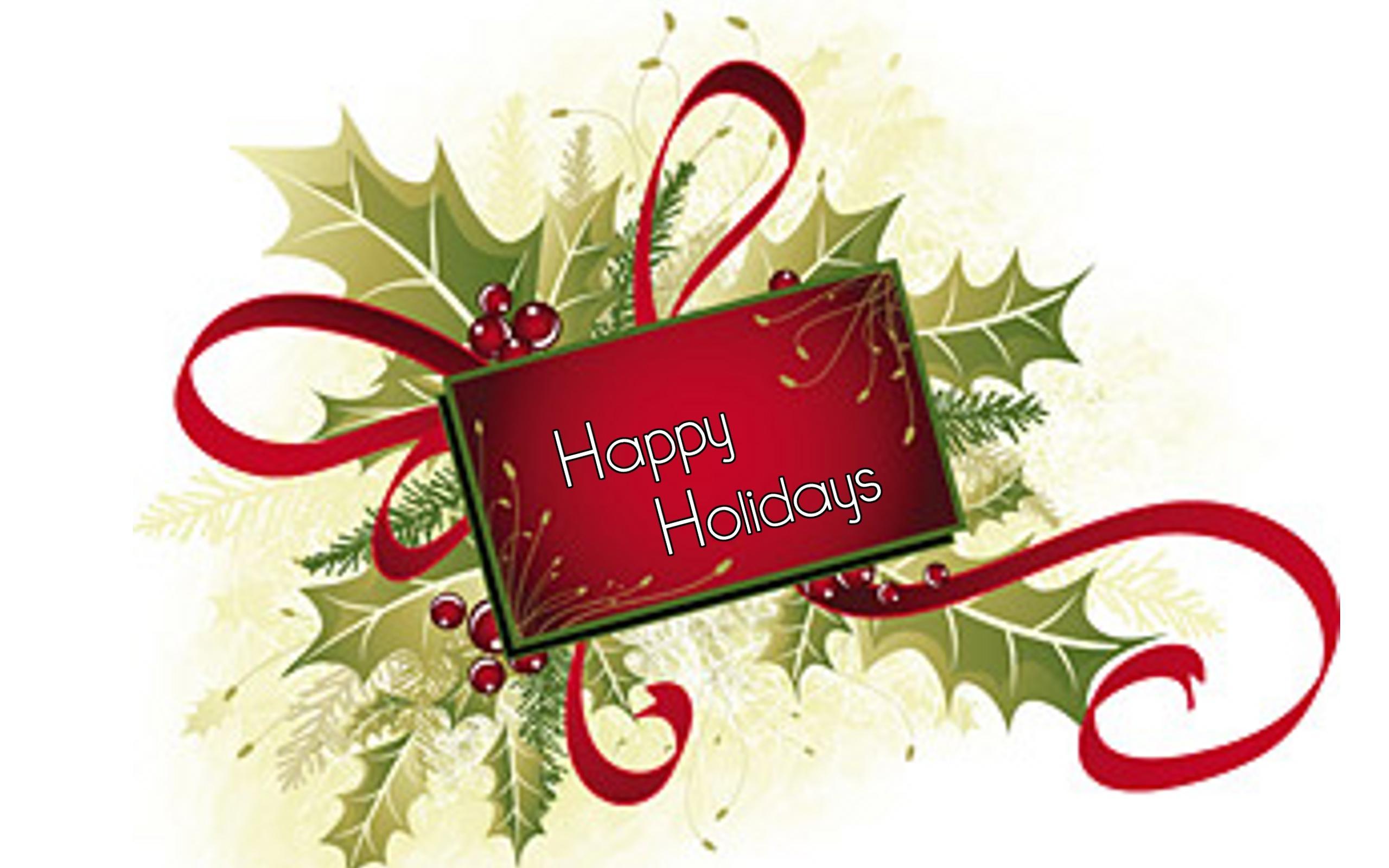 2560x1600 Happy Holiday Wallpaper