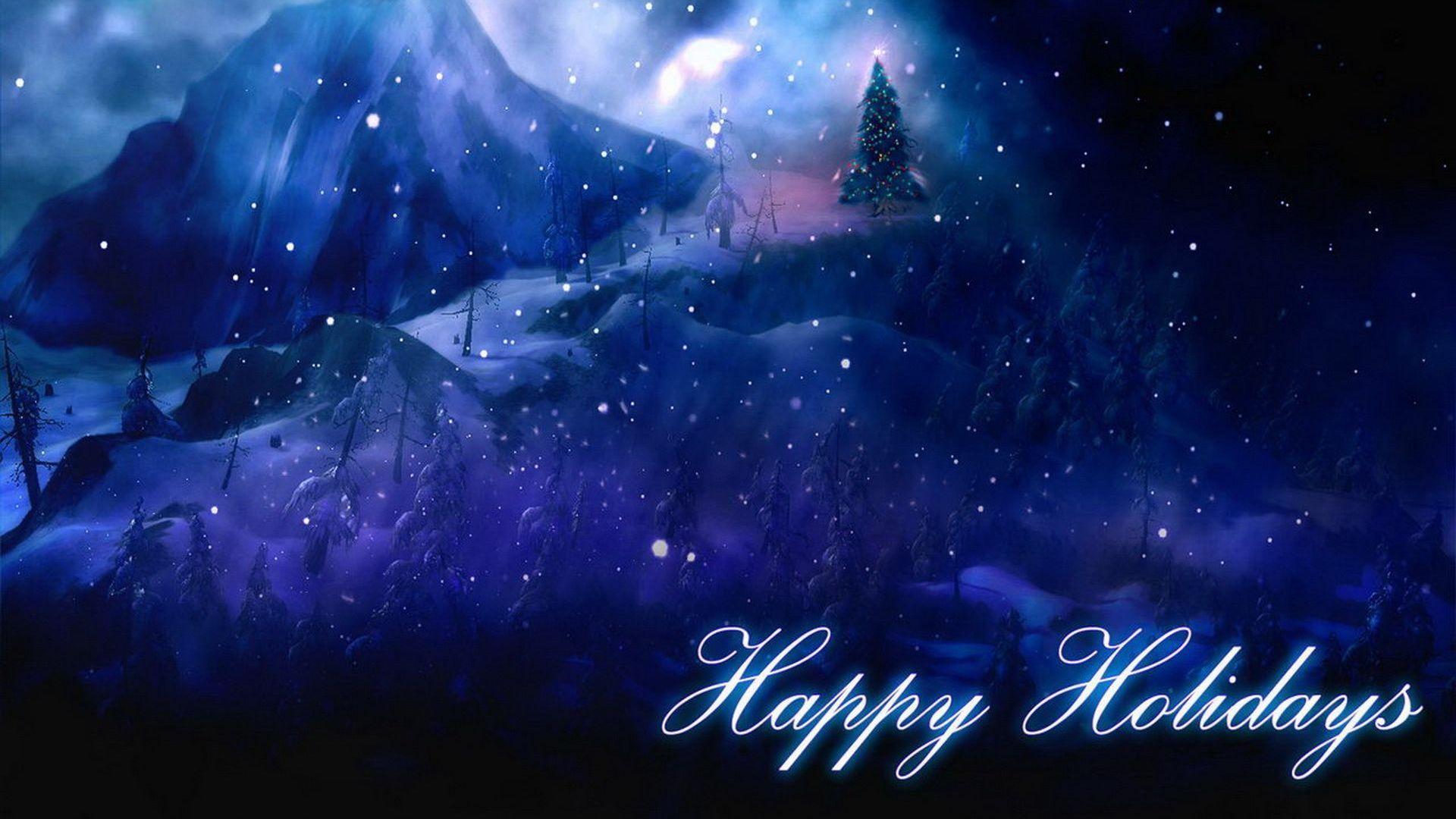1920x1080 Happy Holidays Wallpaper Desktop