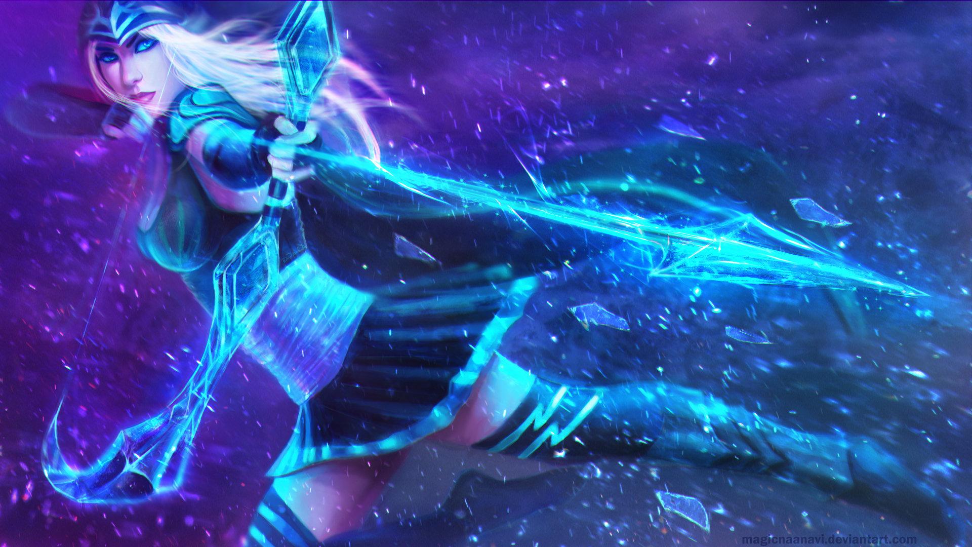 1920x1080 Ashe (League Of Legends) wallpaper 1920x1080 Full HD (1080p