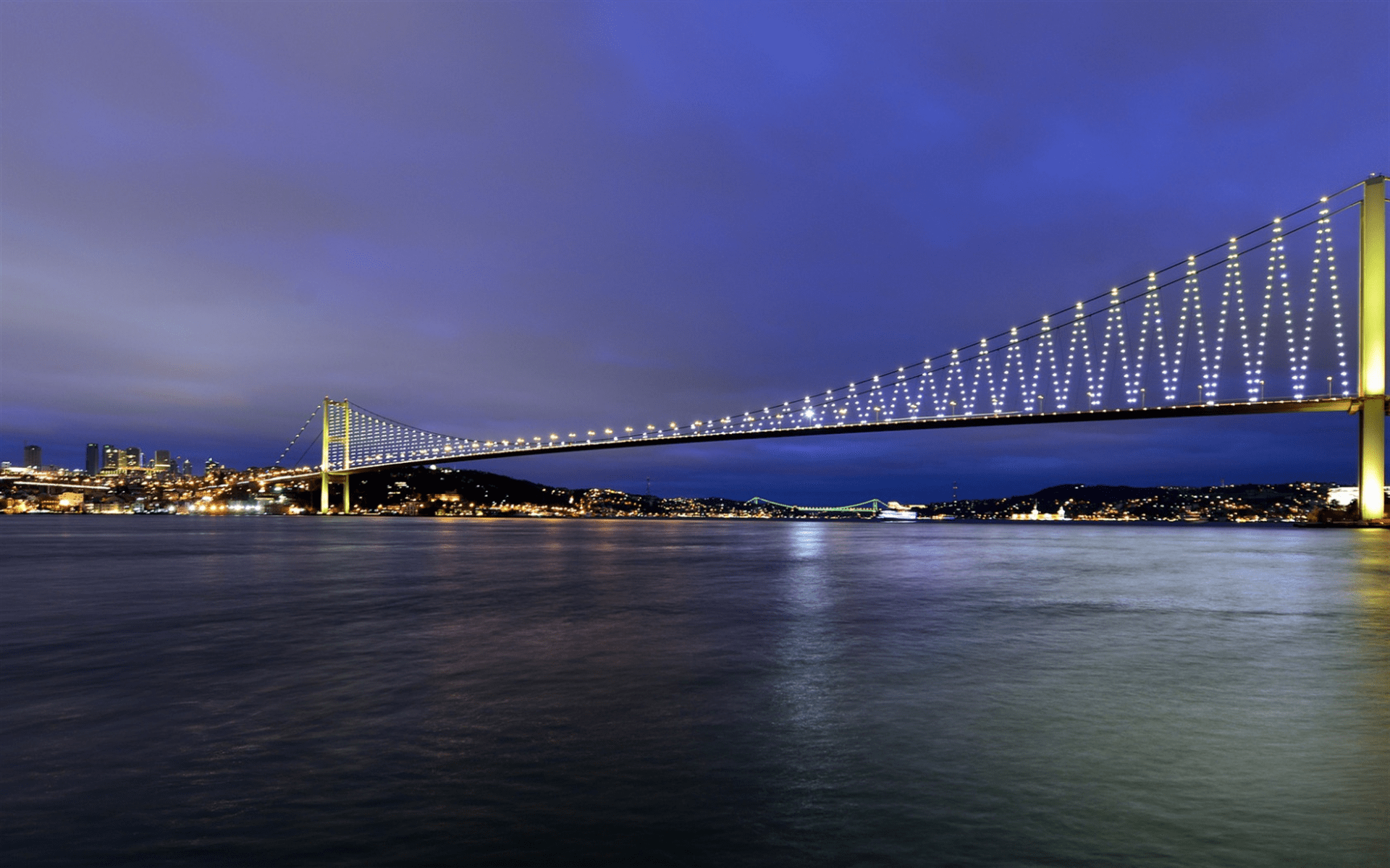 1920x1200 Download wallpaper Bosphorus, Istanbul, Bosphorus Bridge, 15 July