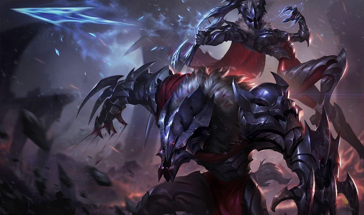 1215x717 Marauder Ashe and Warwick Skins of Legends Wallpaper