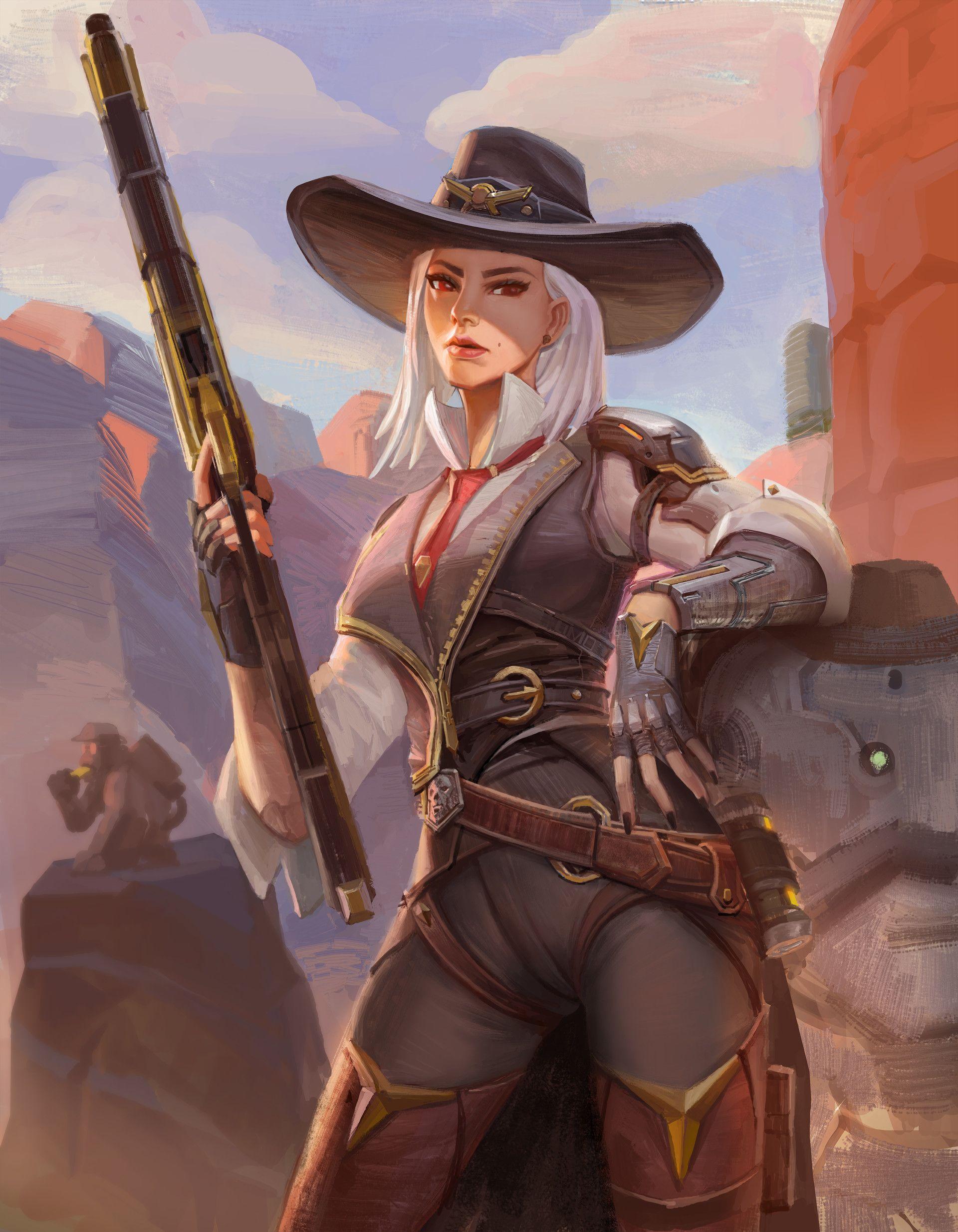 ashe overwatch 1080P 2k 4k Full HD Wallpapers Backgrounds Free Download   Wallpaper Crafter