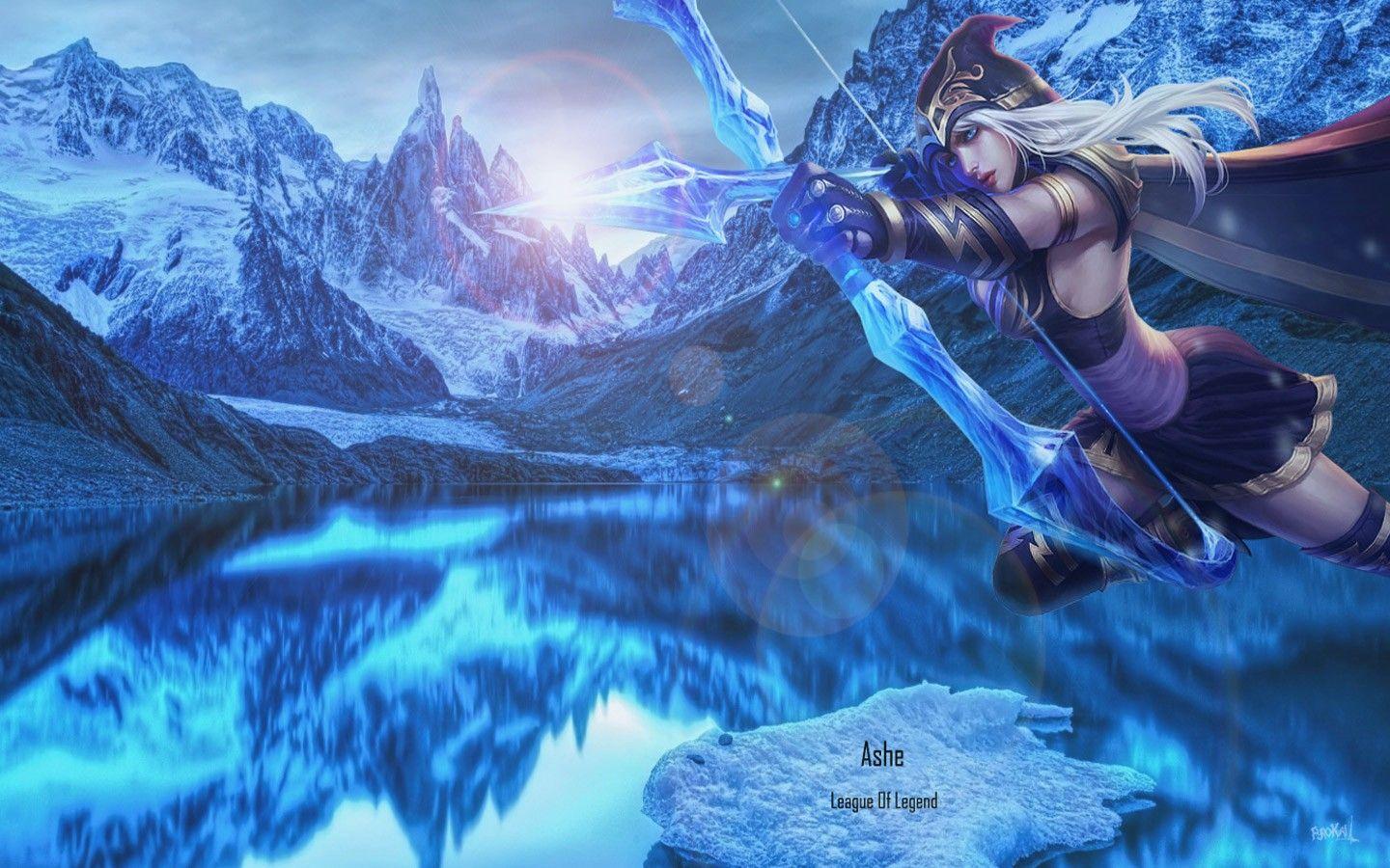 1440x900 Free download League Of Legends Ashe Wallpaper HD Download