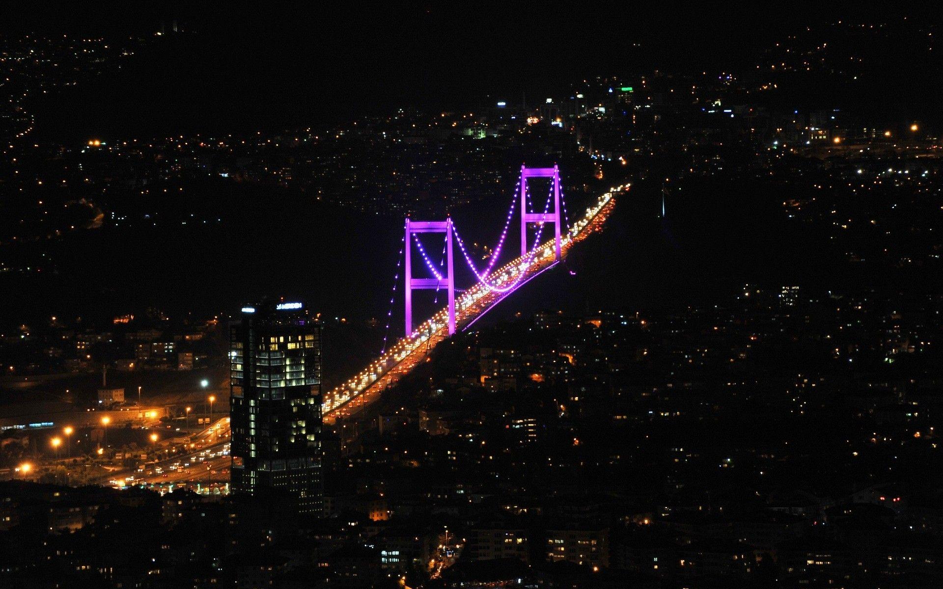 1920x1200 cityscapes, bridges, Turkey, Istanbul, Bosphorus Bridge, cities