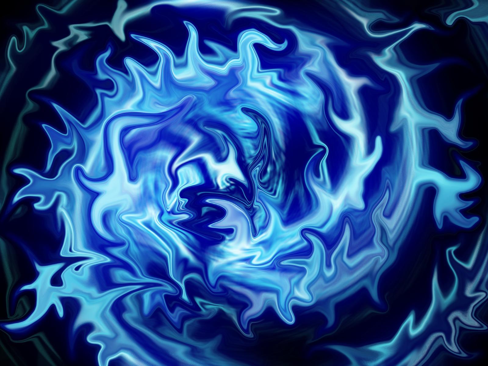 1600x1200 Blue Fire Dragons