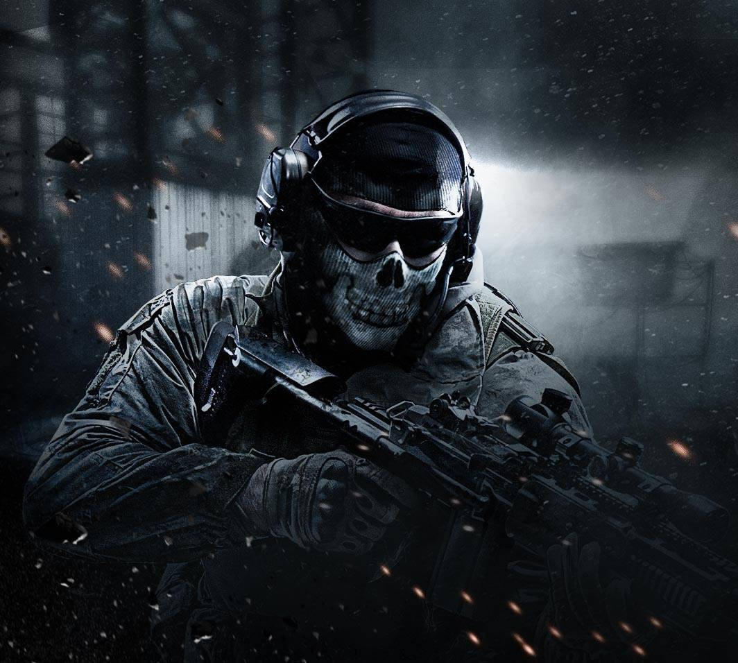 mw2 ghost live wallpaper
