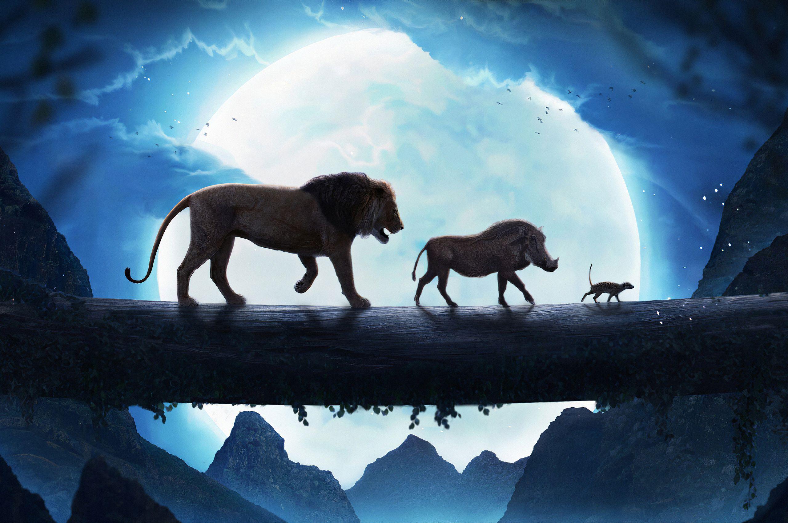 2560x1700 The Lion King Simba Pumbaa Timon Chromebook Pixel HD 4k